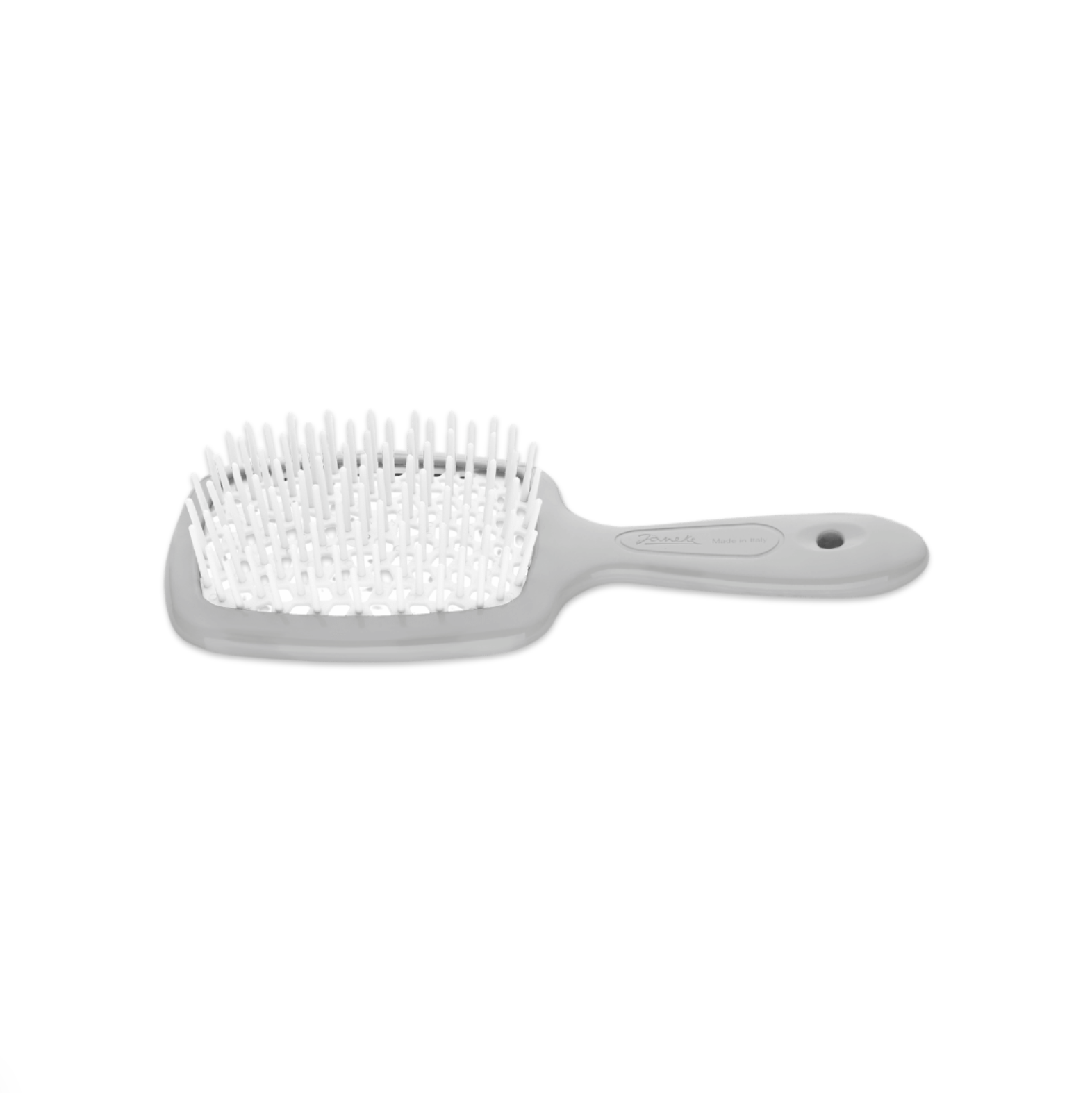 Janeke Superbrush Small - Щетка для волос серая с белым 94SP234 GRI