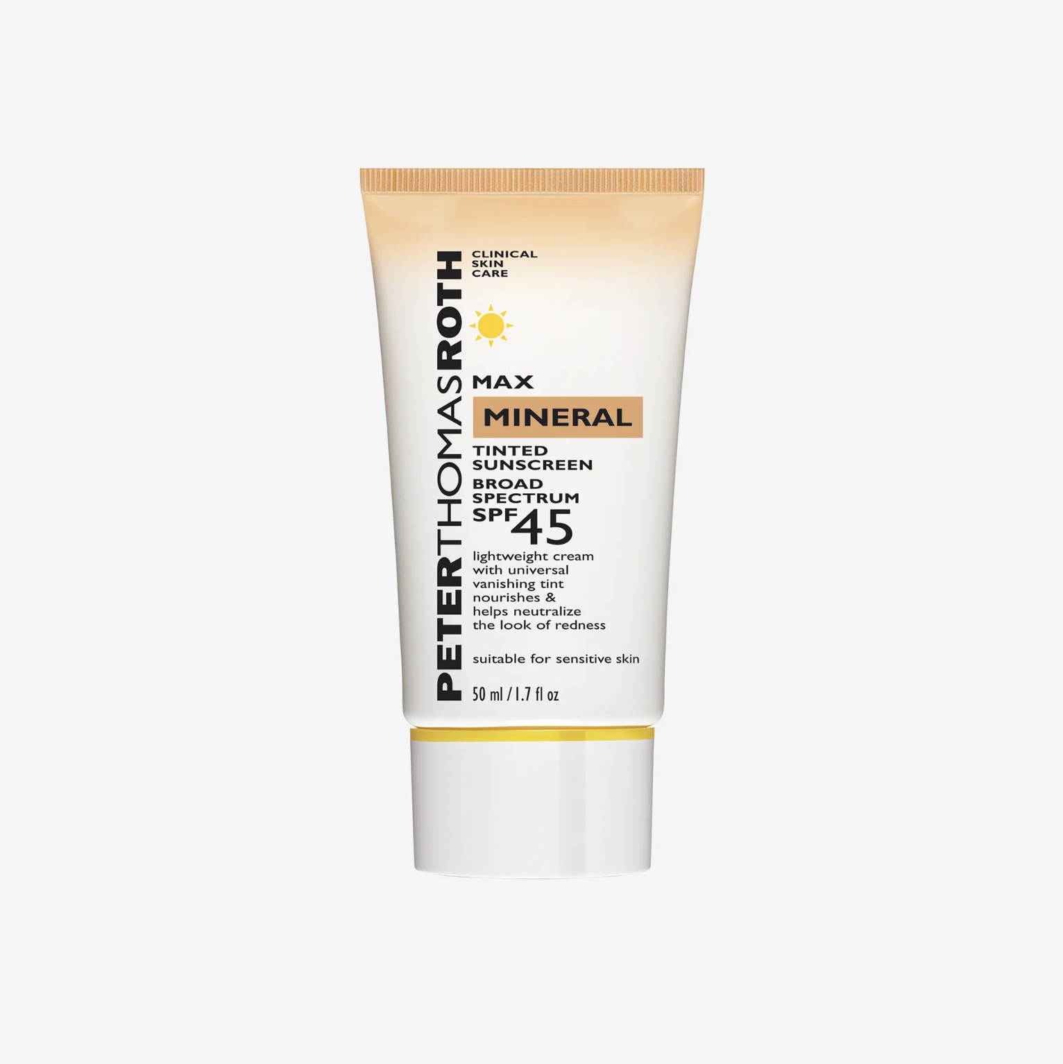 Peter Thomas Roth Max Mineral Tinted Sunscreen Broad Spectrum SPF 45 - Мінеральний сонцезахисний тінт