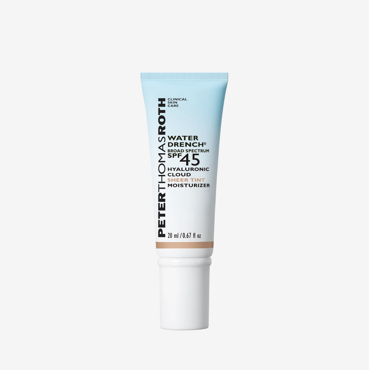 Peter Thomas Roth Water Drench Broad Spectrum SPF 45 Hyaluronic Cloud Sheer Tint Moisturizer - Зволожуючий сонцезахисний тінт