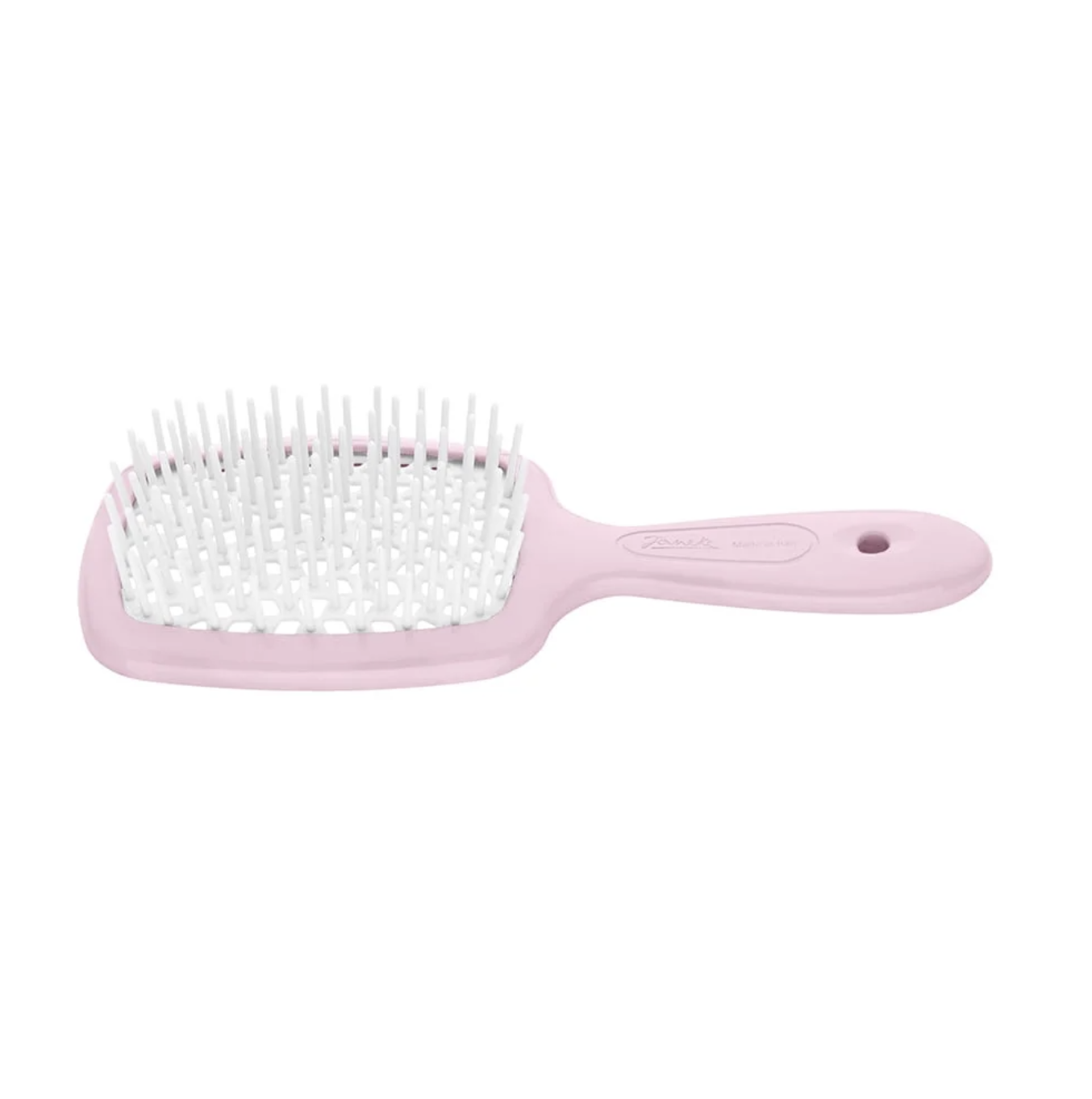 Janeke Superbrush Small - Щетка для волос нежно-розовая с белым 94SP234 PNK