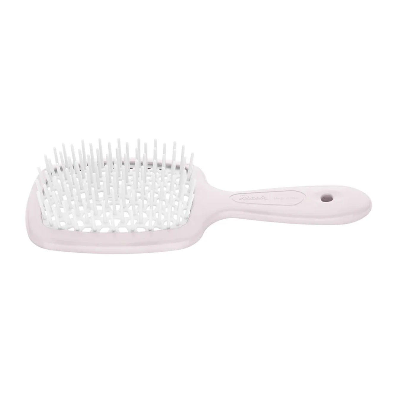 Janeke Superbrush Small - Щетка для волос пудровая с белым 94SP234RSA