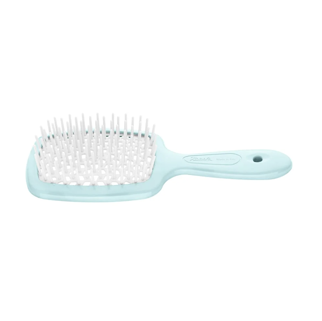 Janeke Superbrush Small - Щетка для волос тиффани с белым 94SP234 TSE