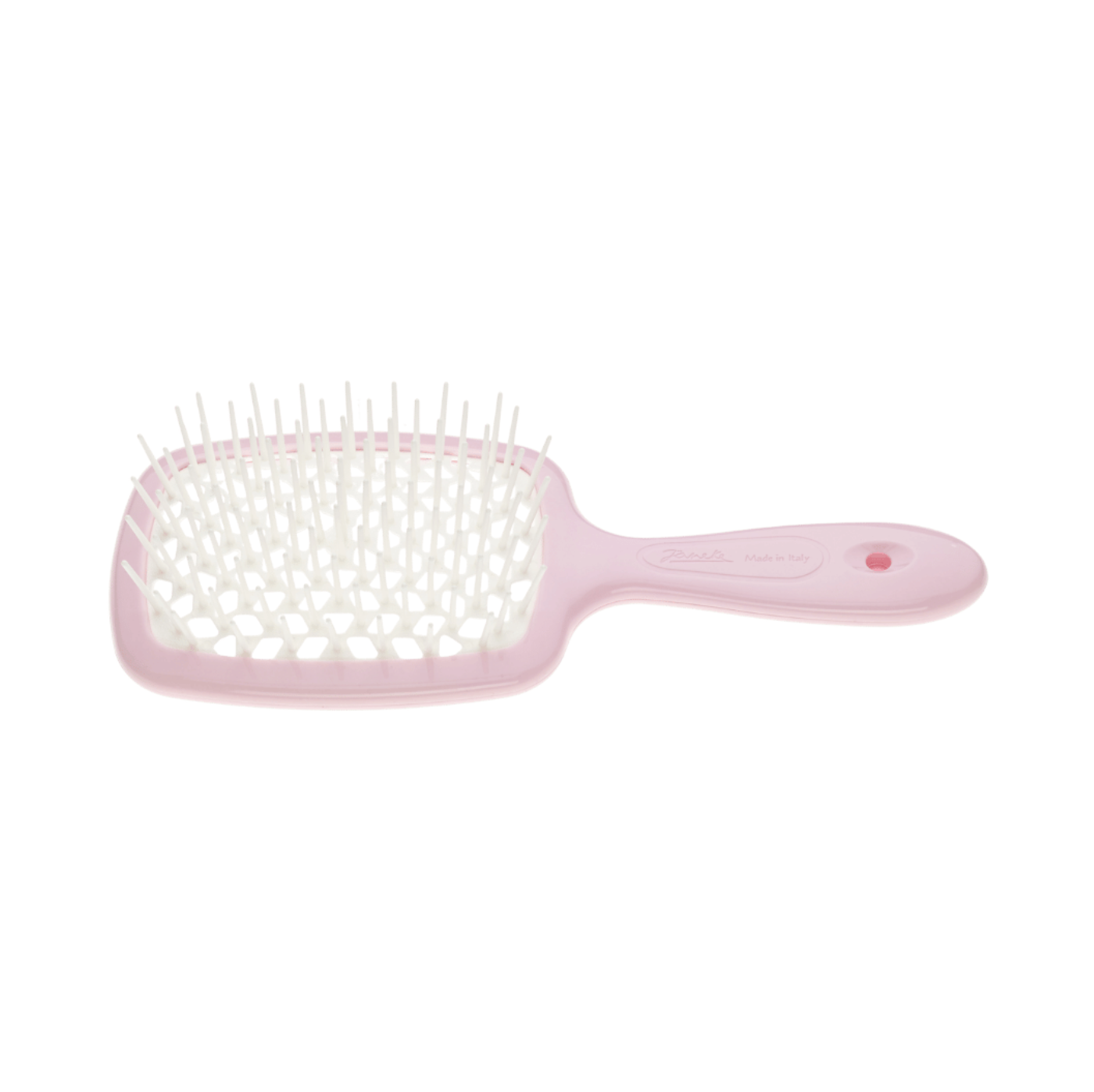 Janeke Superbrush Standart - Щітка для волосся рожева з білим 93SP226 RSA