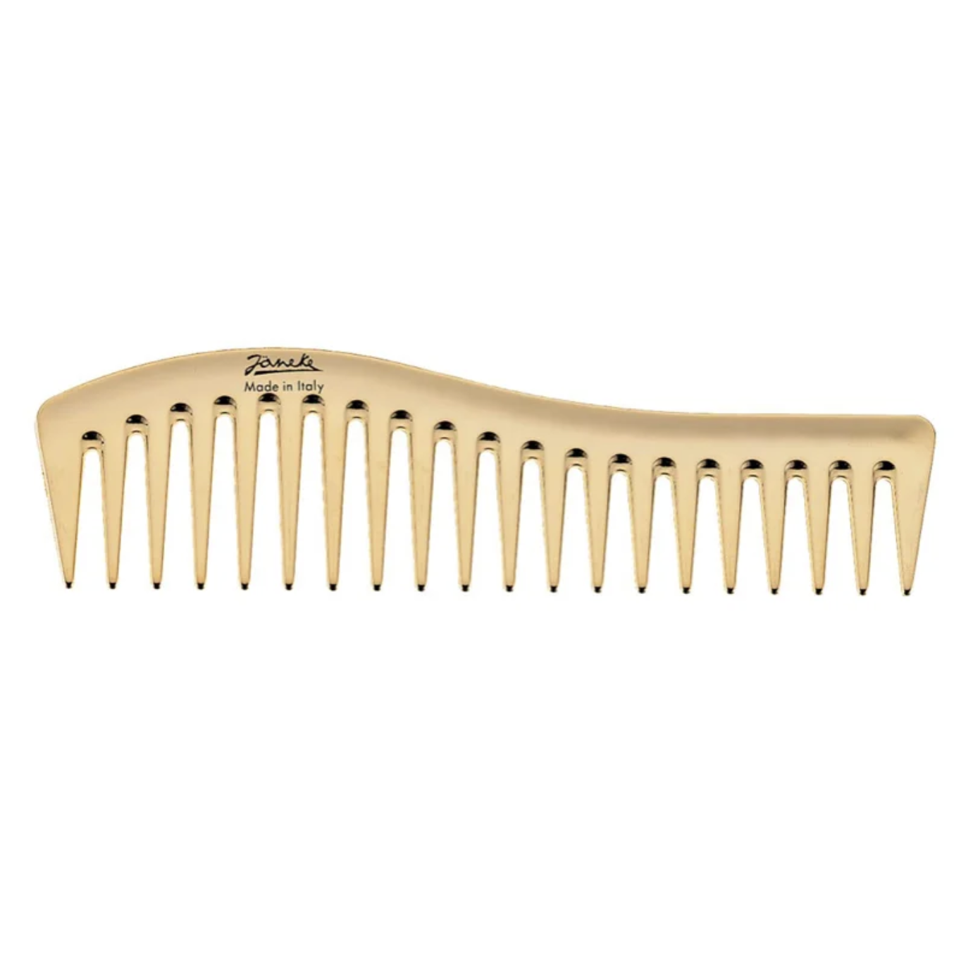 Janeke Wavy Styling Comb - Гребень волнистый золотой CR805