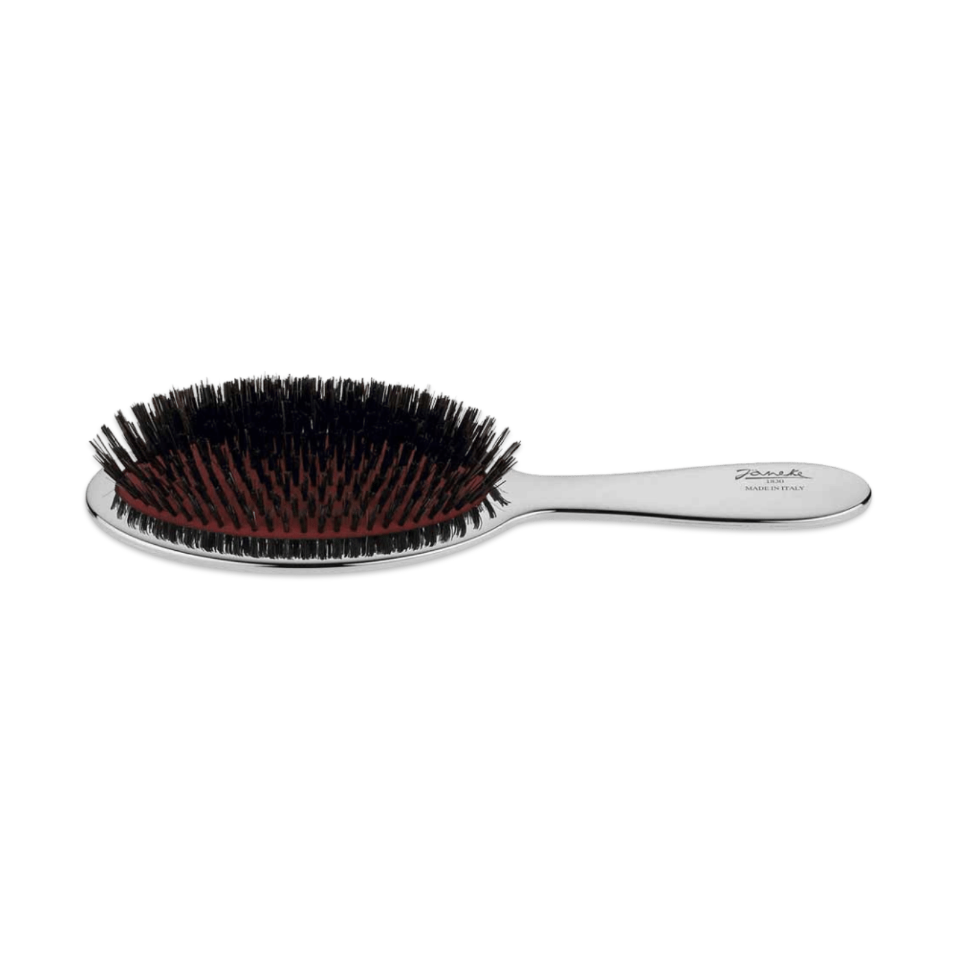 Janeke Hairbrush Middle - Щетка массажная для волос средняя серебряная CRSP22M