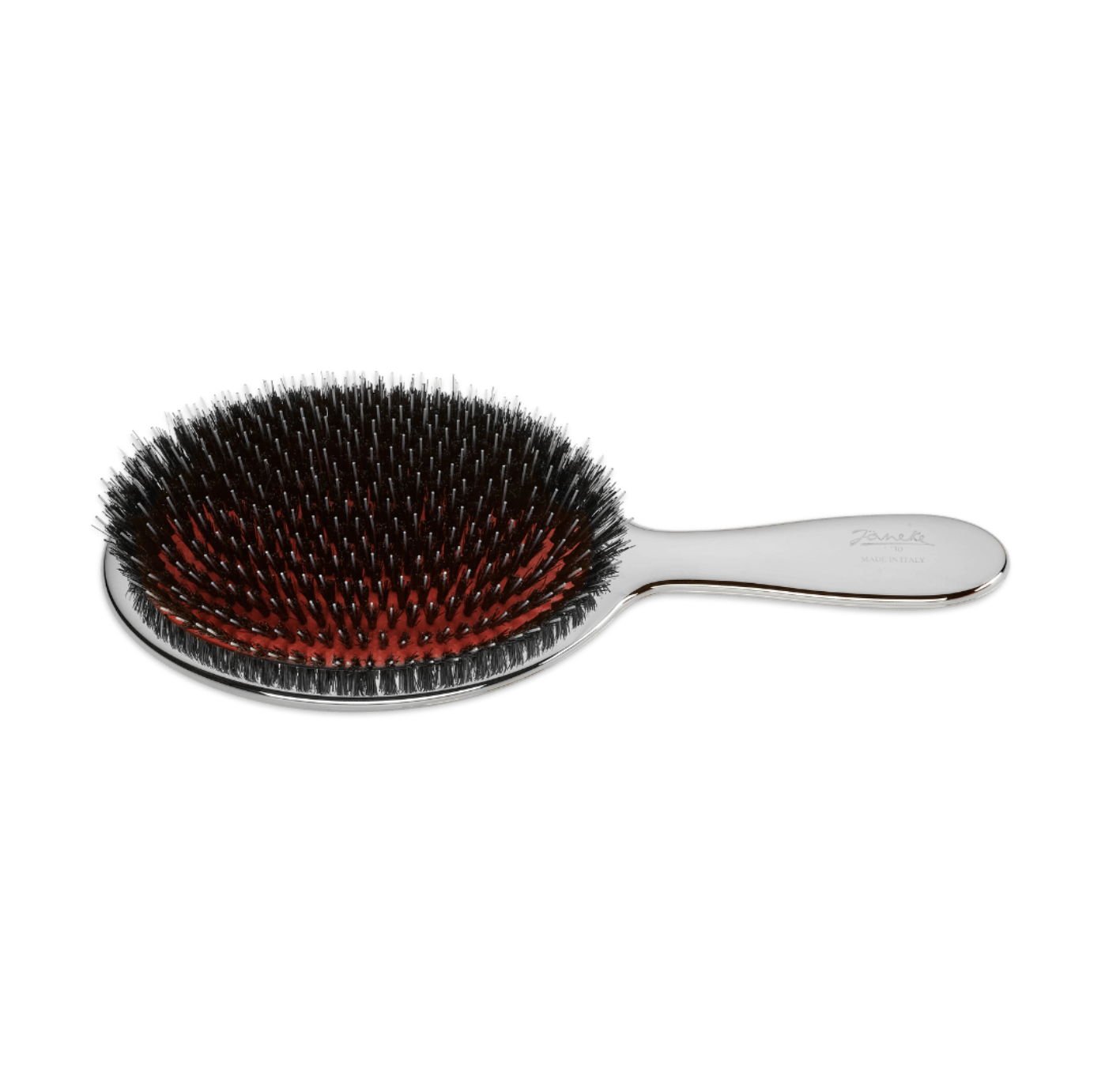 Janeke Hairbrush Large - Щетка массажная для волос большая серебряная
