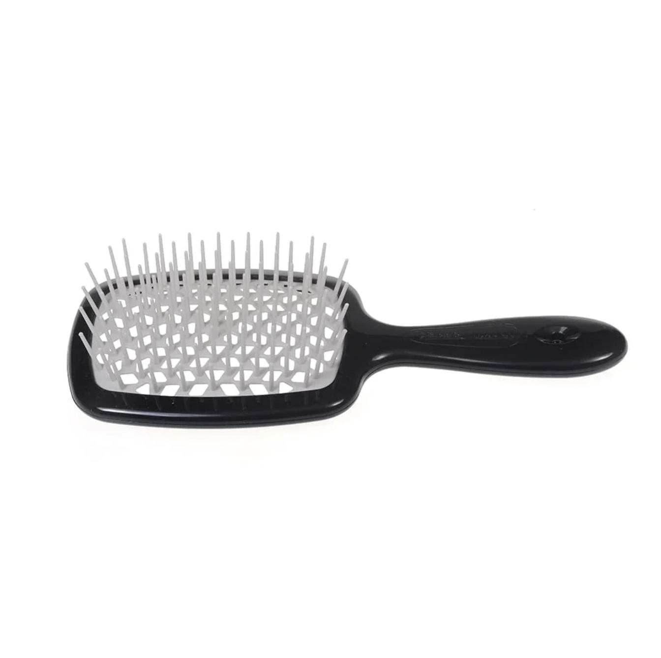 Janeke Superbrush Standart - Щетка для волос черная с белым