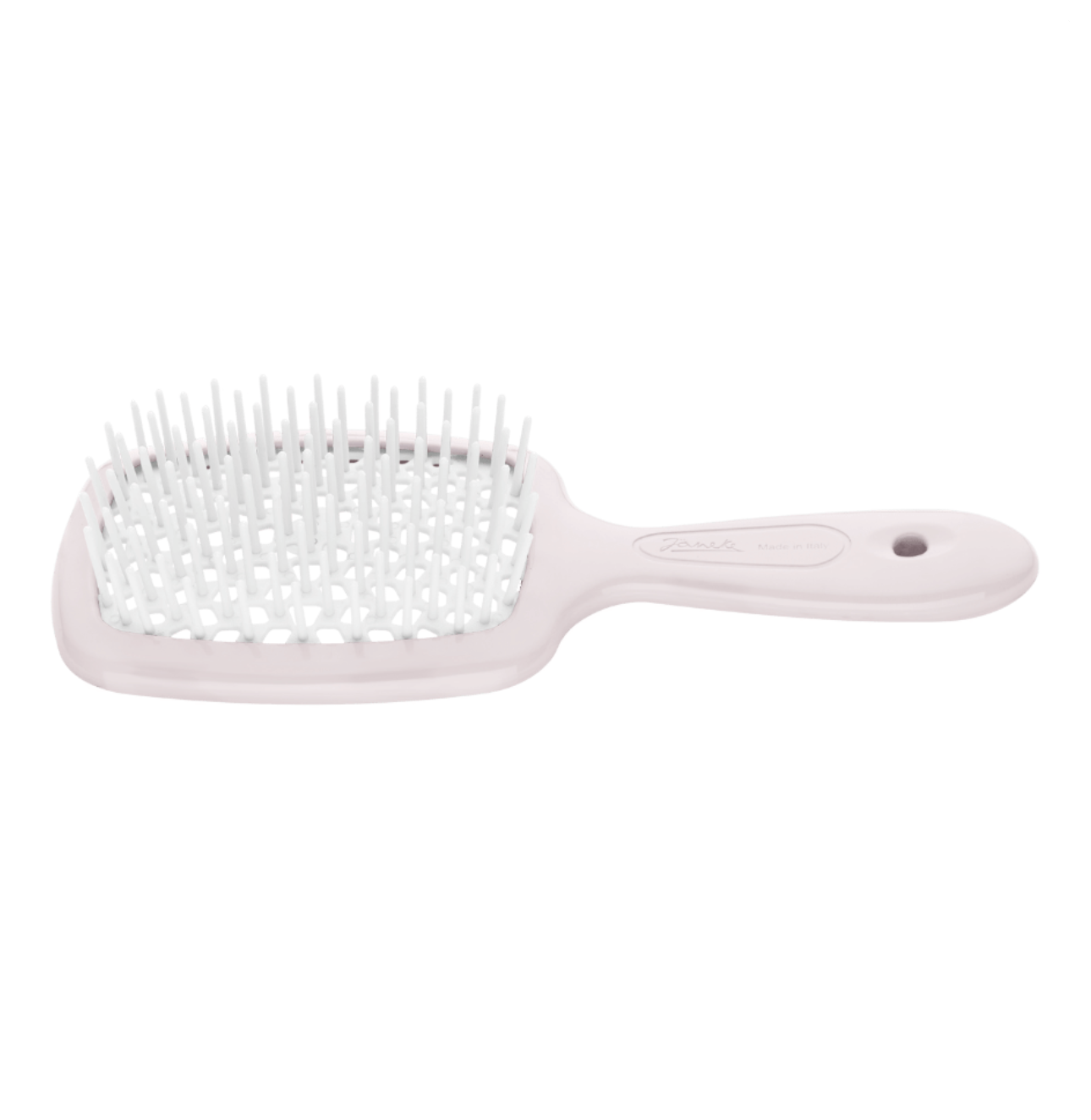 Janeke Superbrush Standart - Щетка для волос пудровая с белым 94SP226 RSA