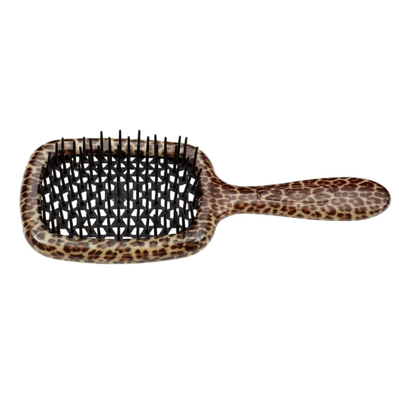 Janeke Superbrush Standart - Щетка для волос леопард с черным