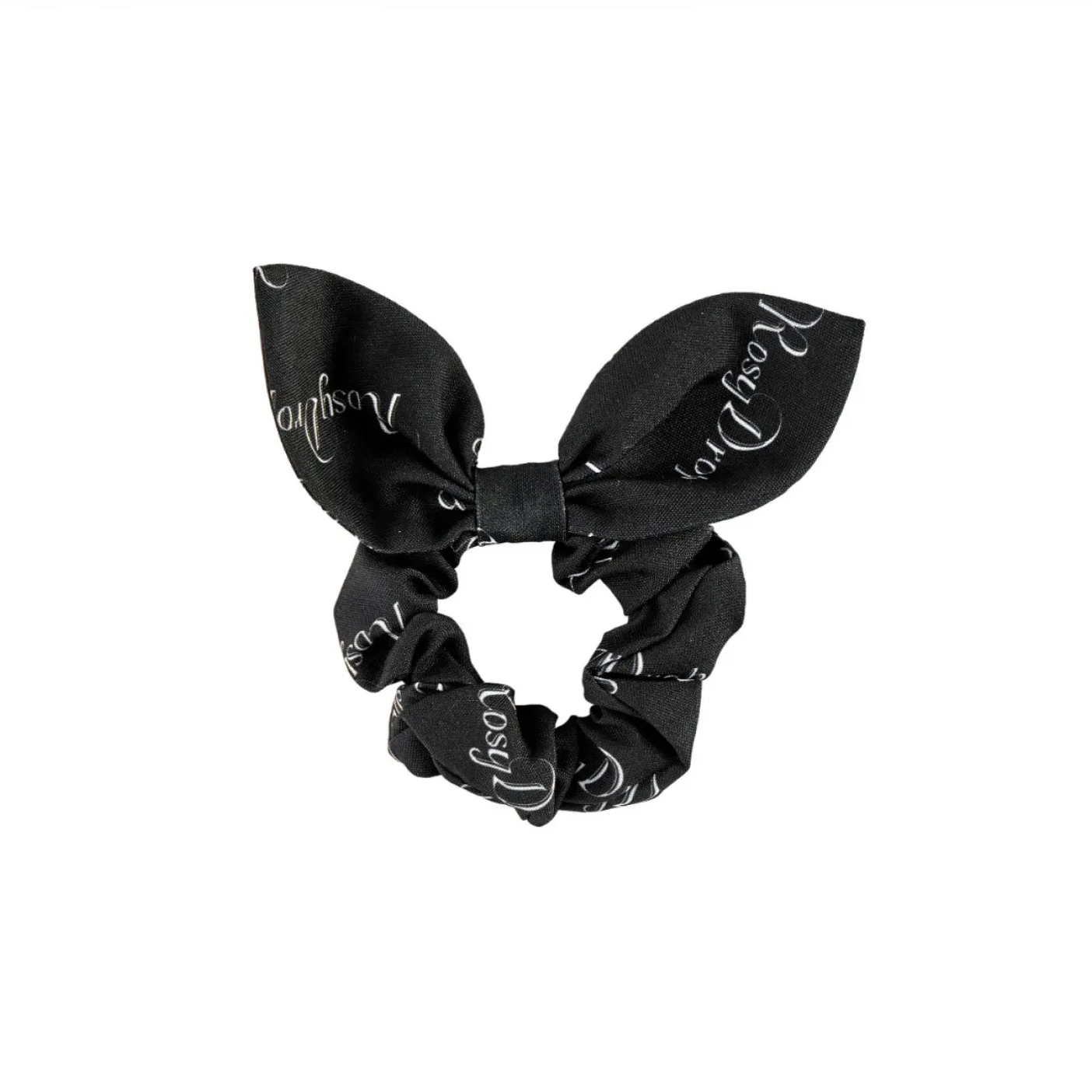 Rosy Drop Scrunchie Black - Резинка для волосся чорна Rosy Drop Scrunchie Black - Резинка для волосся чорна
