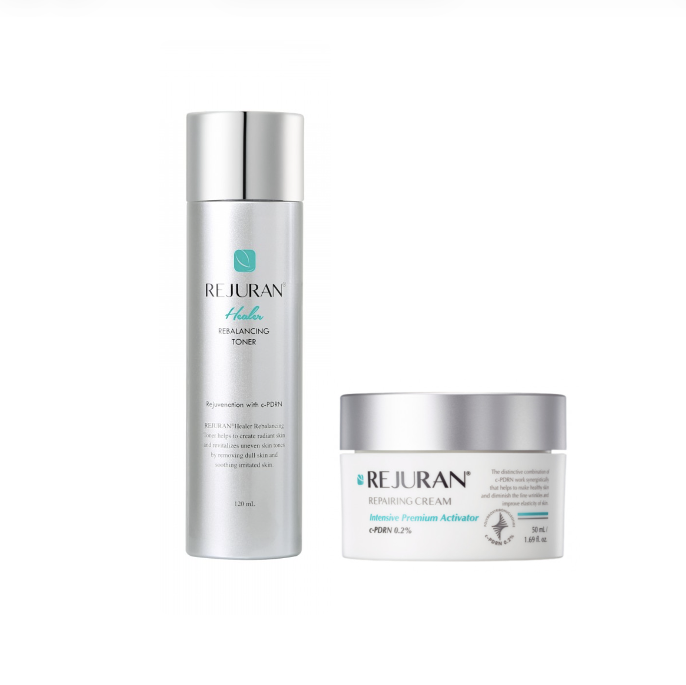 Rejuran Repairing Cream and Rebalancing Toner - Відновлюючий крем та тонік