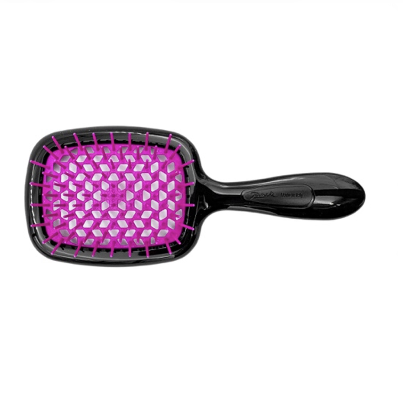 Janeke Superbrush Standart - Щетка для волос черная с фуксией 71SP226 FUX
