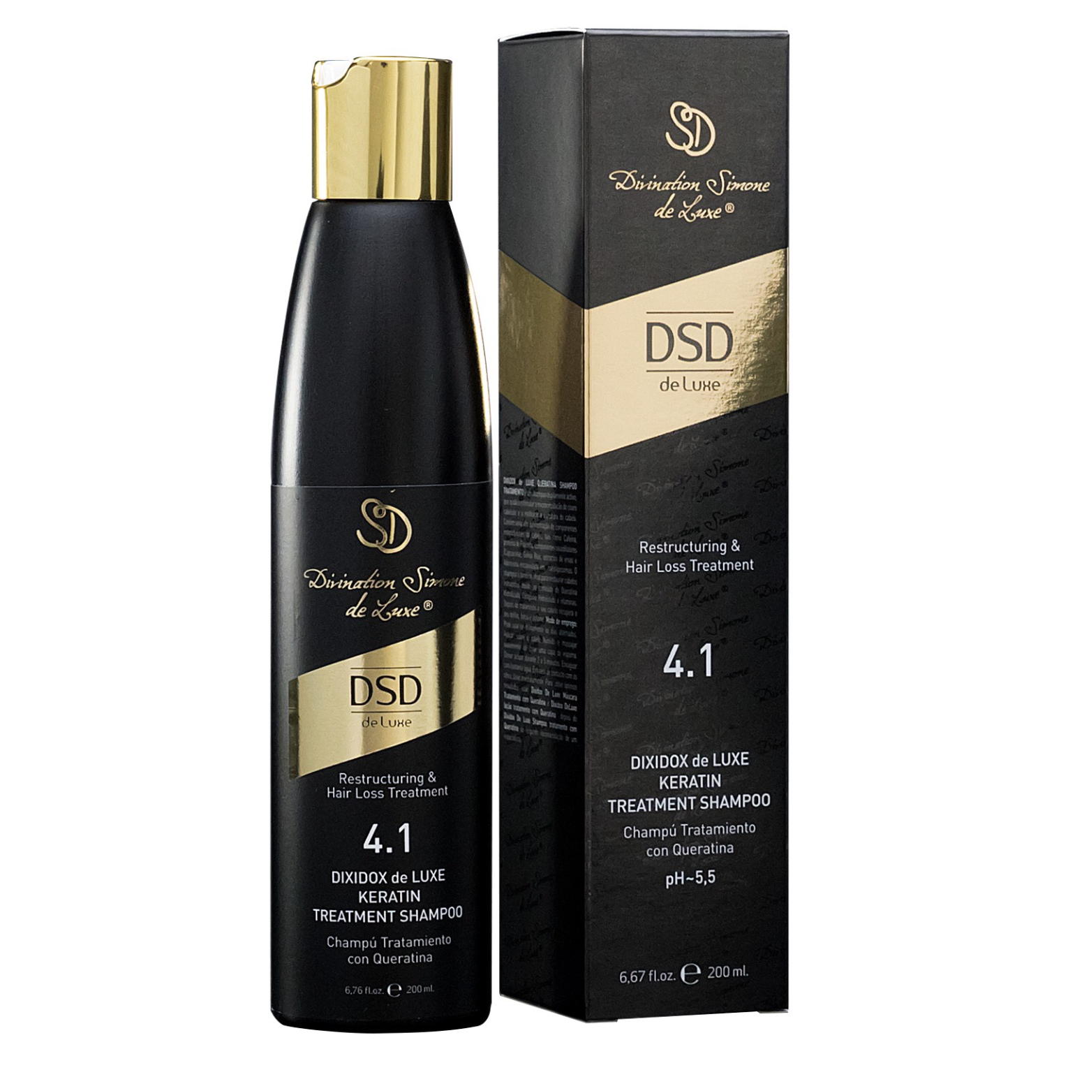 DSD de Luxe 4.1 Dixidox Keratin Treatment Shampoo - Відновлюючий шампунь з кератином