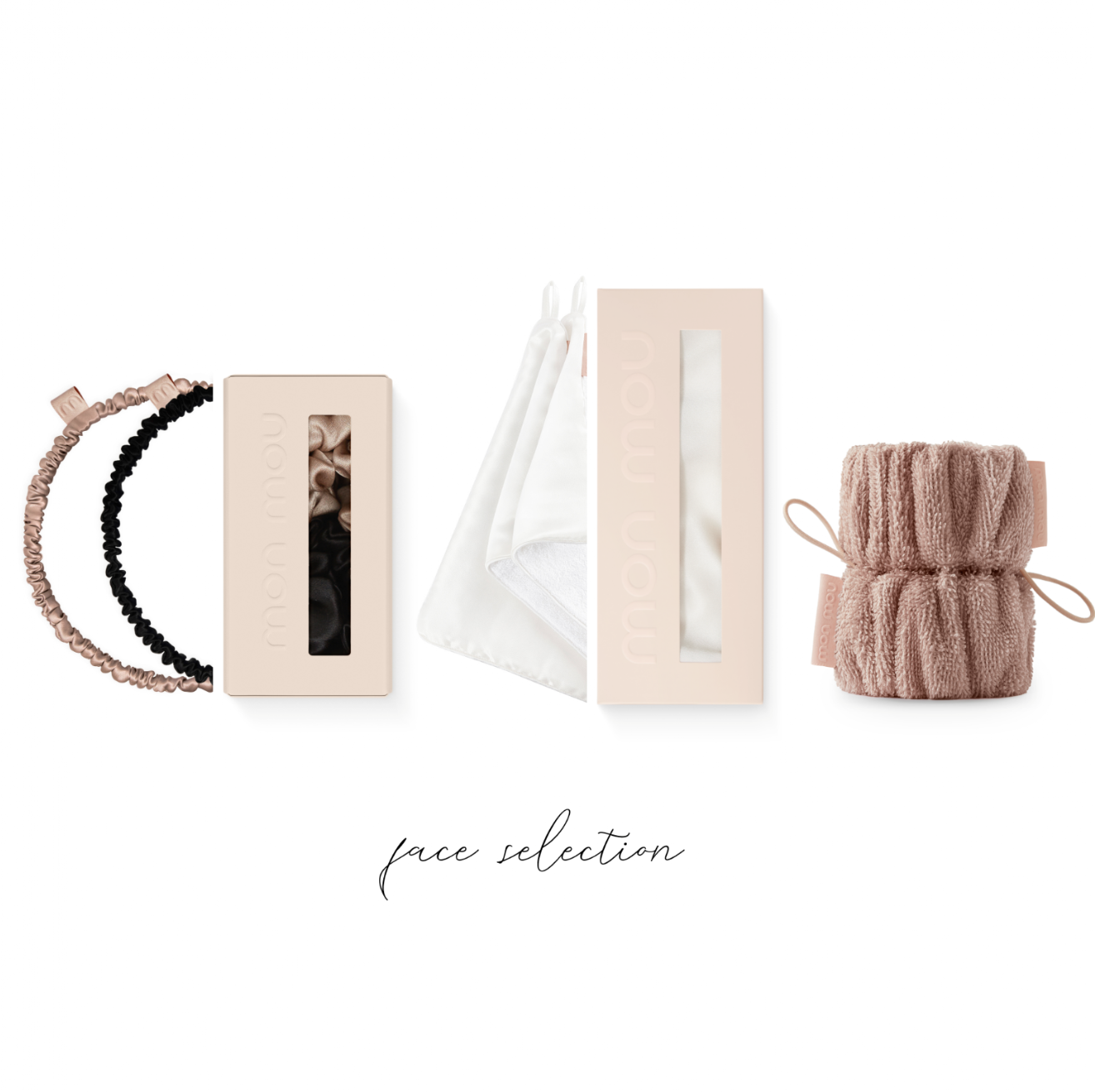 Mon Mou Face Selection Beige - Набор средств по уходу за кожей лица и шеи бежевый
