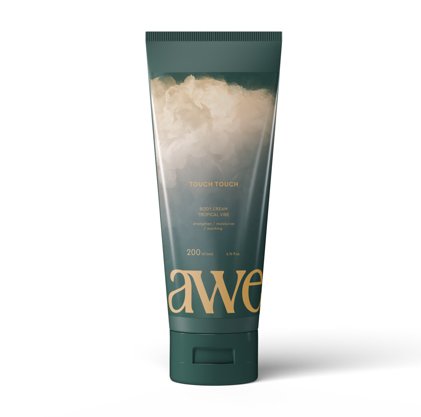 Aweskin Touch Touch Body Cream Tropical Vibe - Легкий крем для тела с ароматом уду и тропических фруктов
