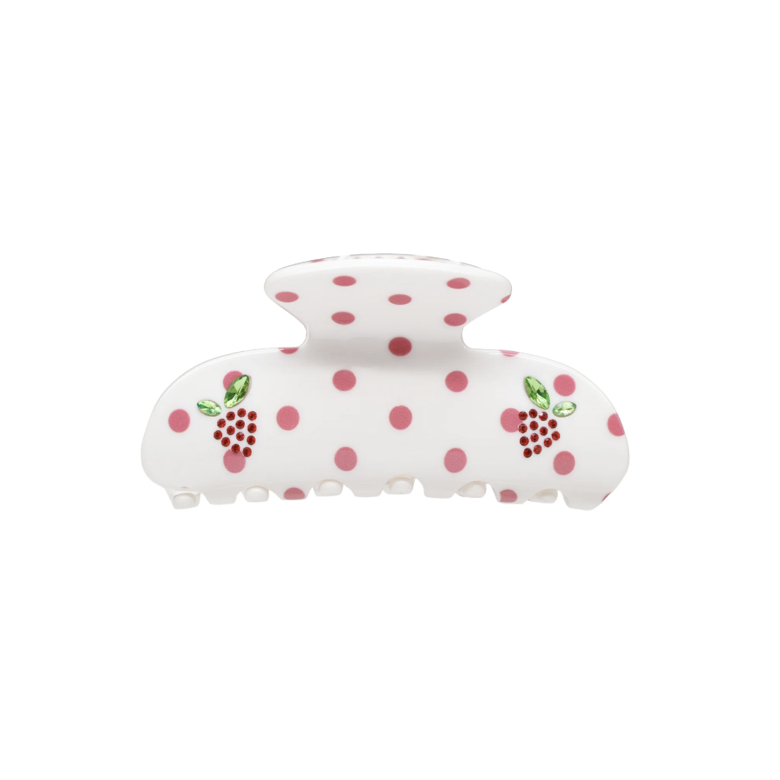 Emi Jay Sweetheart Clip in Coconut Berry Dot - Крабик для волос
