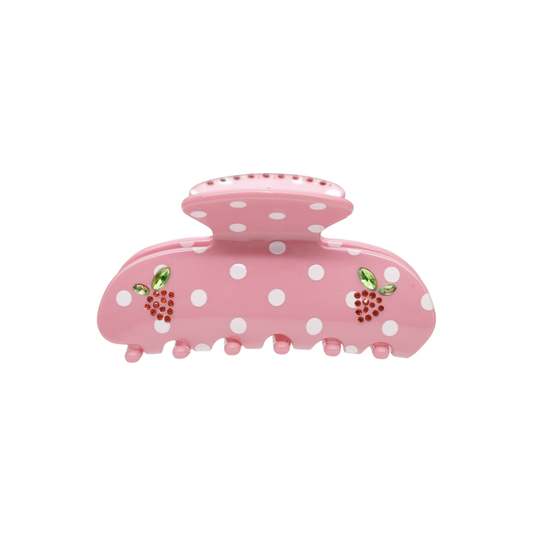 Emi Jay Sweetheart Clip in Lychee Berry Dot - Крабик для волос