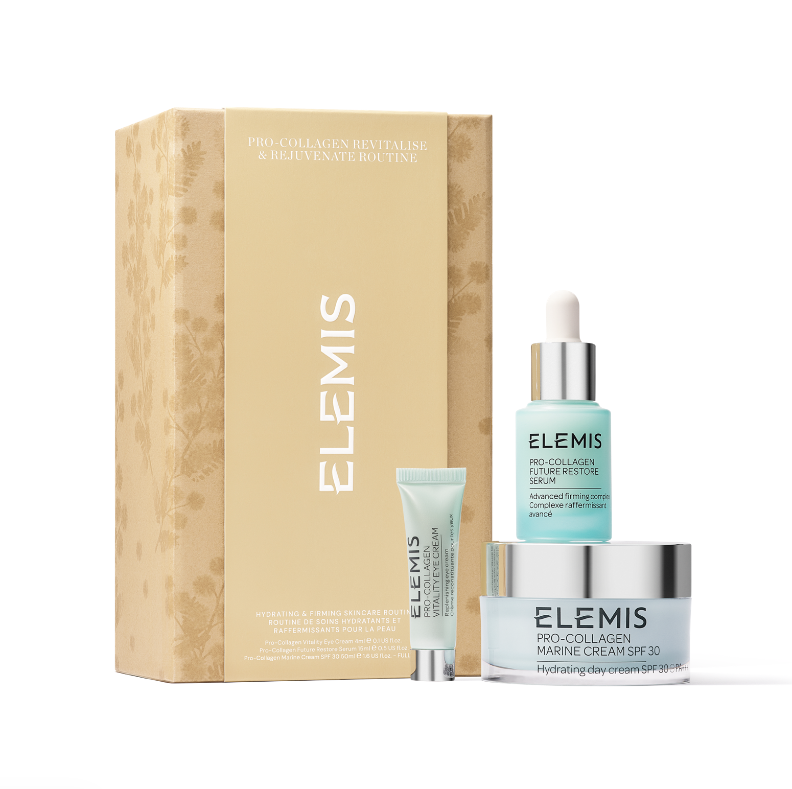 Elemis Pro-Collagen Revitalise & Rejuvenate Routine - Набор Обновления и омоложения кожи с Про-Колаген