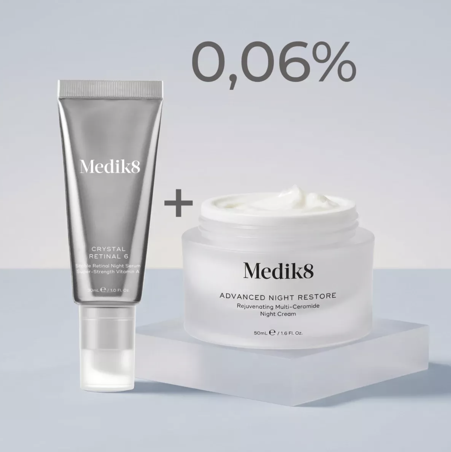 Medik8 Crystal Retinal 10 + Advanced Night Restore Set - Нічний дует для комплексного омолодження Medik8 Crystal Retinal 10 + Advanced Night Restore Set - Нічний дует для комплексного омолодження