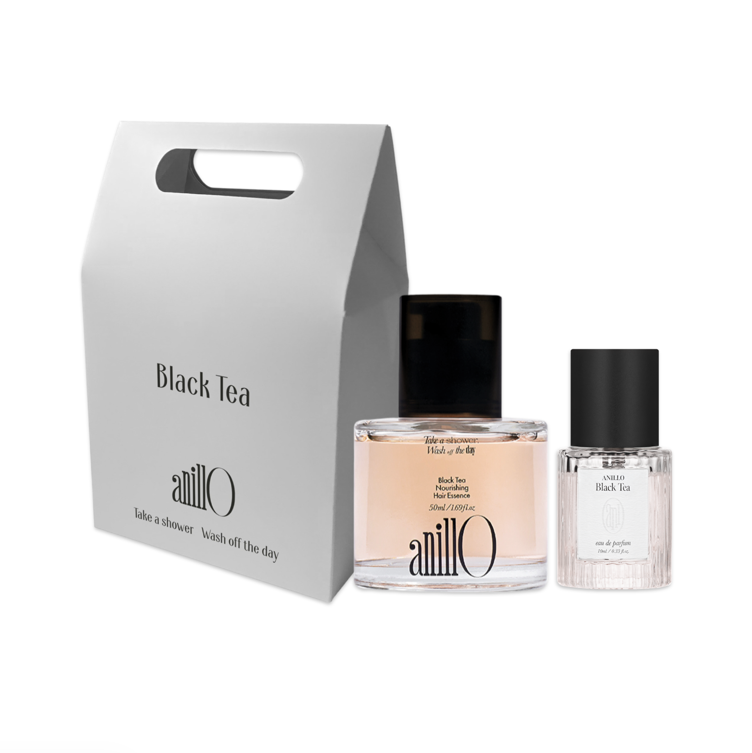 ANILLO Black Tea Nourishing Hair Essence and Eau De Parfum Set - Набор эссенция для волос и парфюм ANILLO Black Tea Nourishing Hair Essence and Eau De Parfum Set - Набор эссенция для волос и парфюм