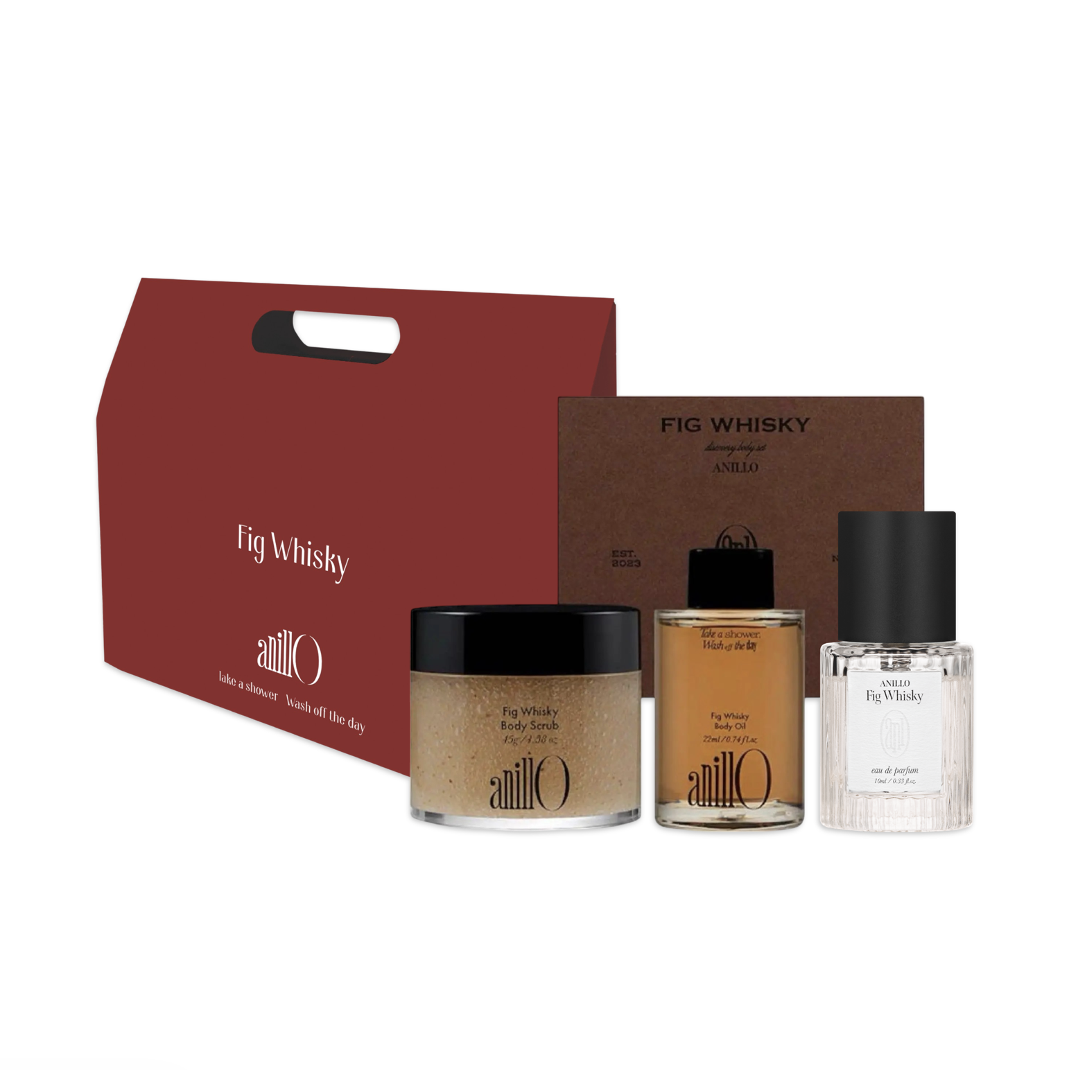 ANILLO Fig Whisky Discovery Body Set and Eau de Parfum - Набор для тела