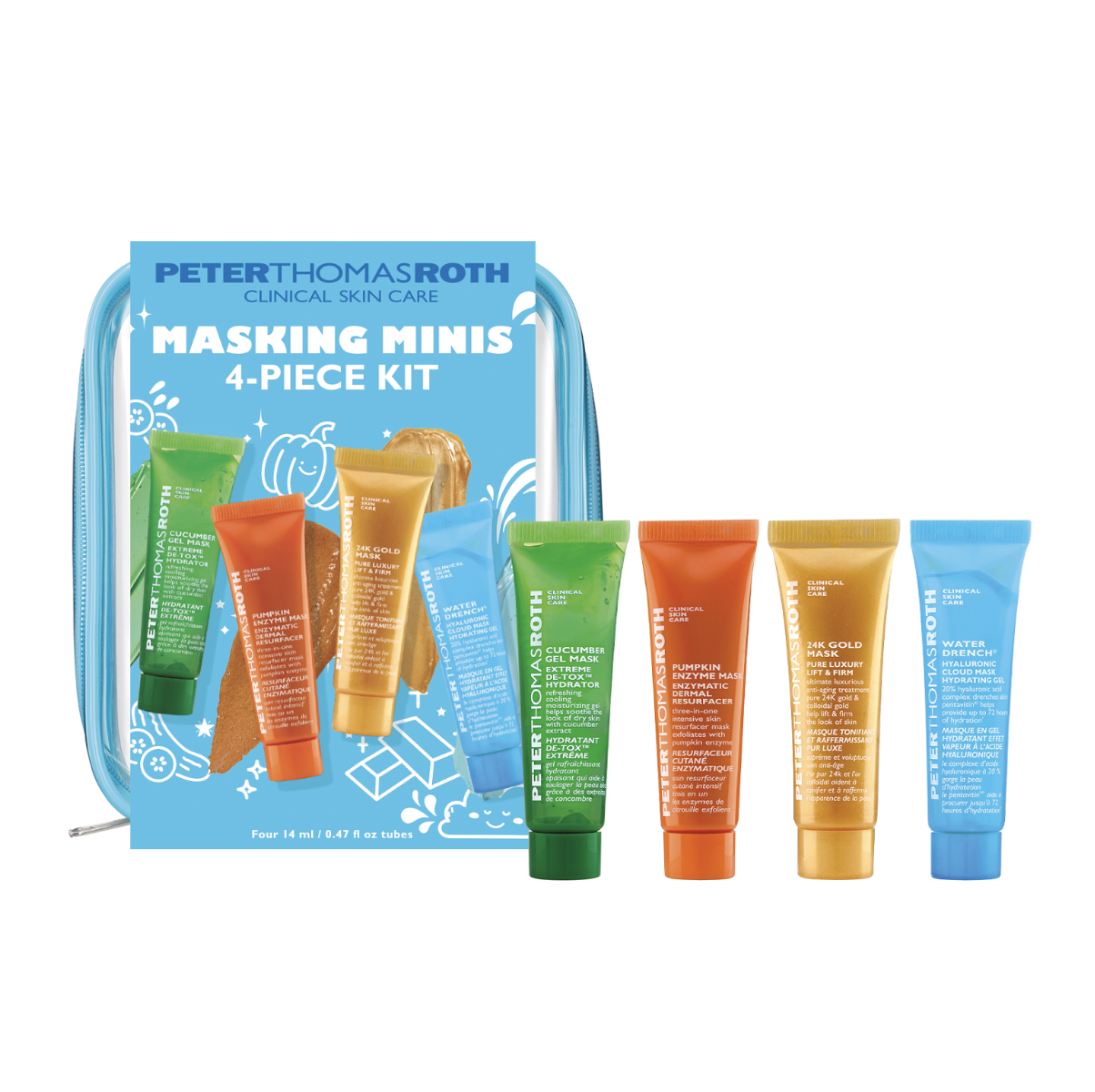 Peter Thomas Roth Masking Minis 4-Piece Kit - Набор из 4 мини-масок для лица