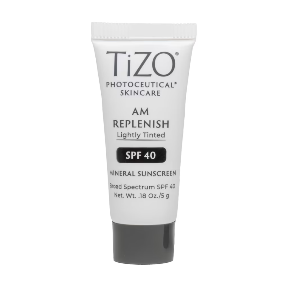 TiZO Photoceutical Skincare AM Replenish Lightly Tinted SPF 40 - Дневной питательный крем с легким оттенком мини версия TiZO Photoceutical Skincare AM Replenish Lightly Tinted SPF 40 - Дневной питательный крем с легким оттенком мини версия