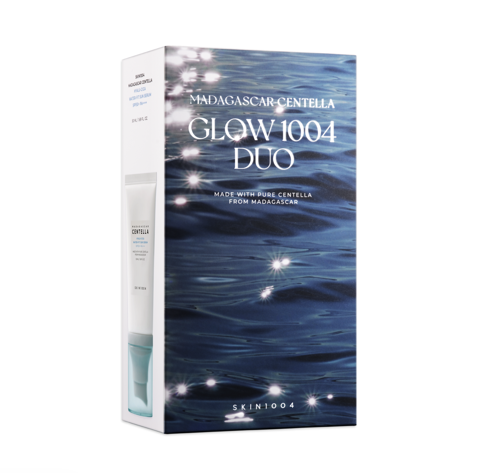 Skin1004 Madagascar Centella Glow Duo - Набір для щоденного зволоження та захисту від сонця Skin1004 Madagascar Centella Glow Duo - Набір для щоденного зволоження та захисту від сонця