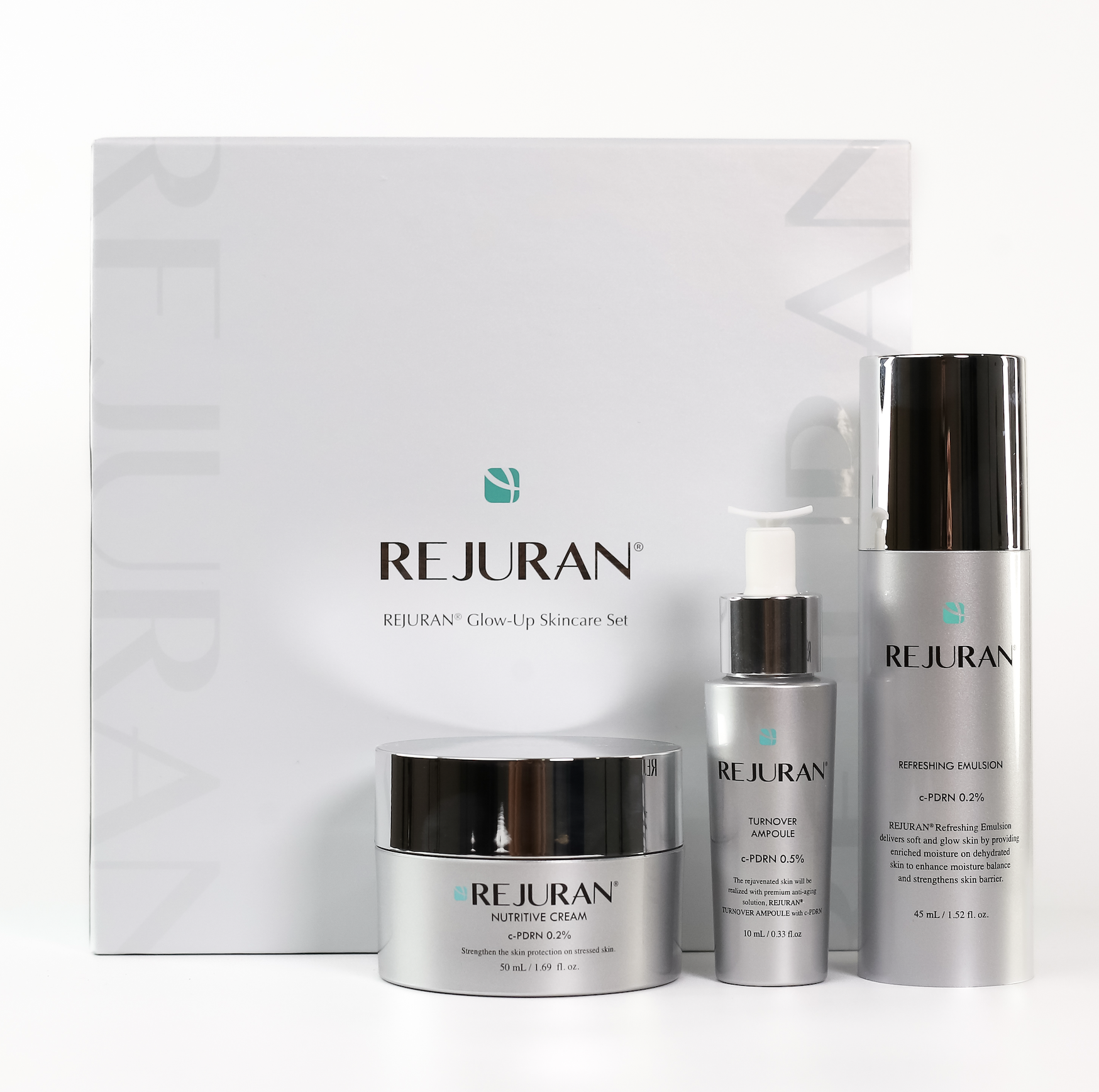 Rejuran Glow-Up Skincare Set - Набор для сияния и ухода за кожей