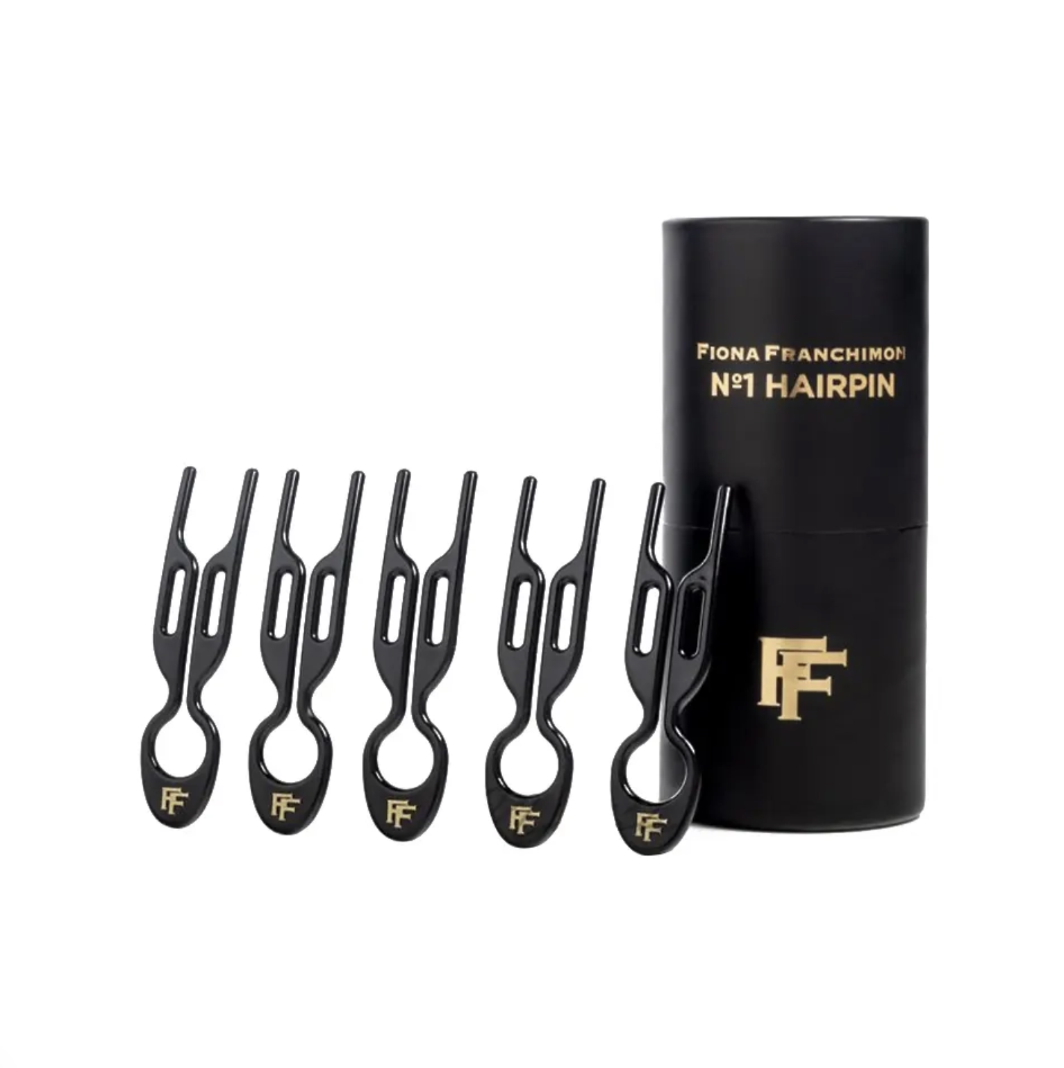 Fiona Franchimon №1 Hairpin Black Tube - Набор шпилек для волос