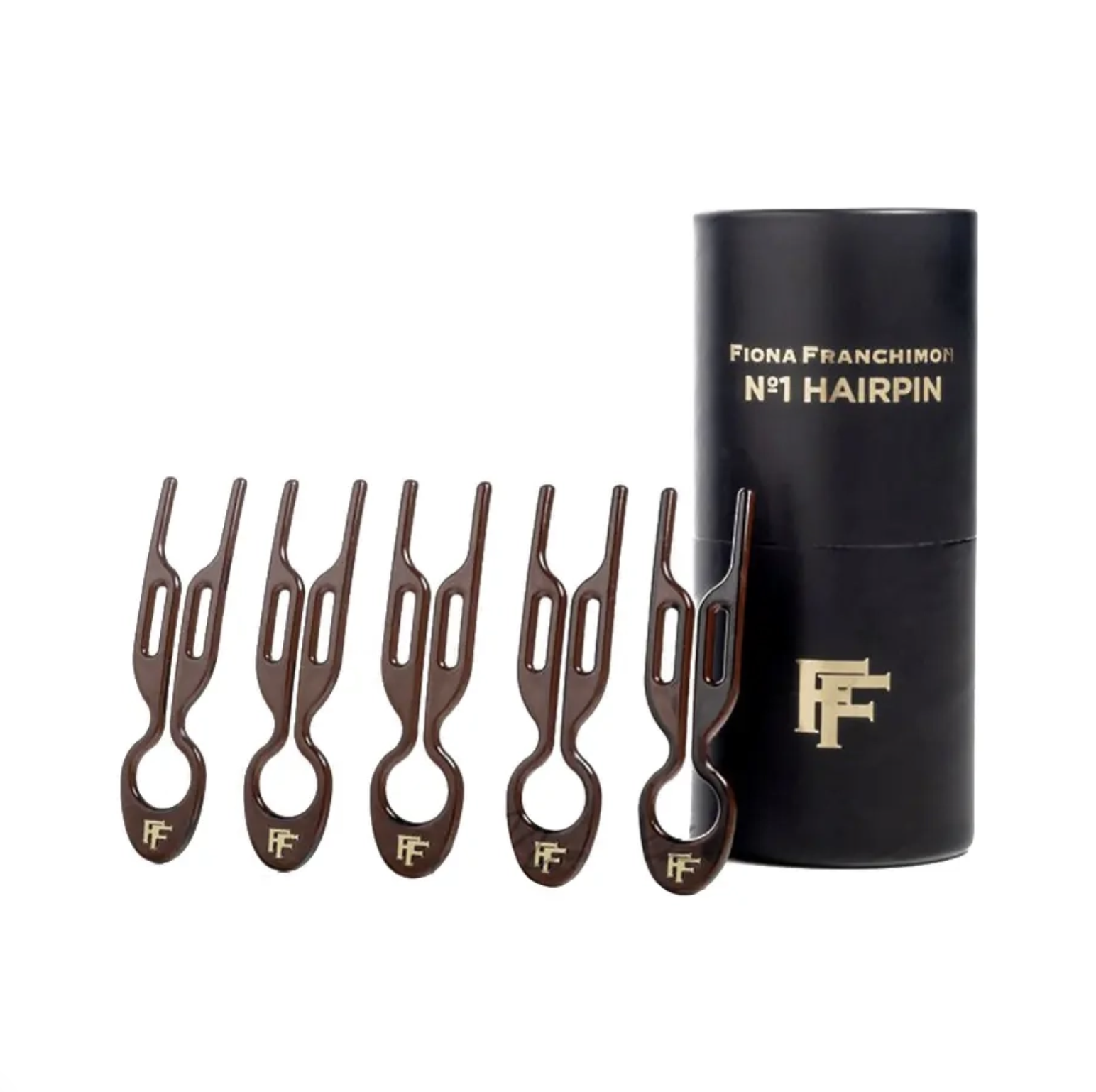 Fiona Franchimon №1 Hairpin Brown Tube - Набор шпилек для волос