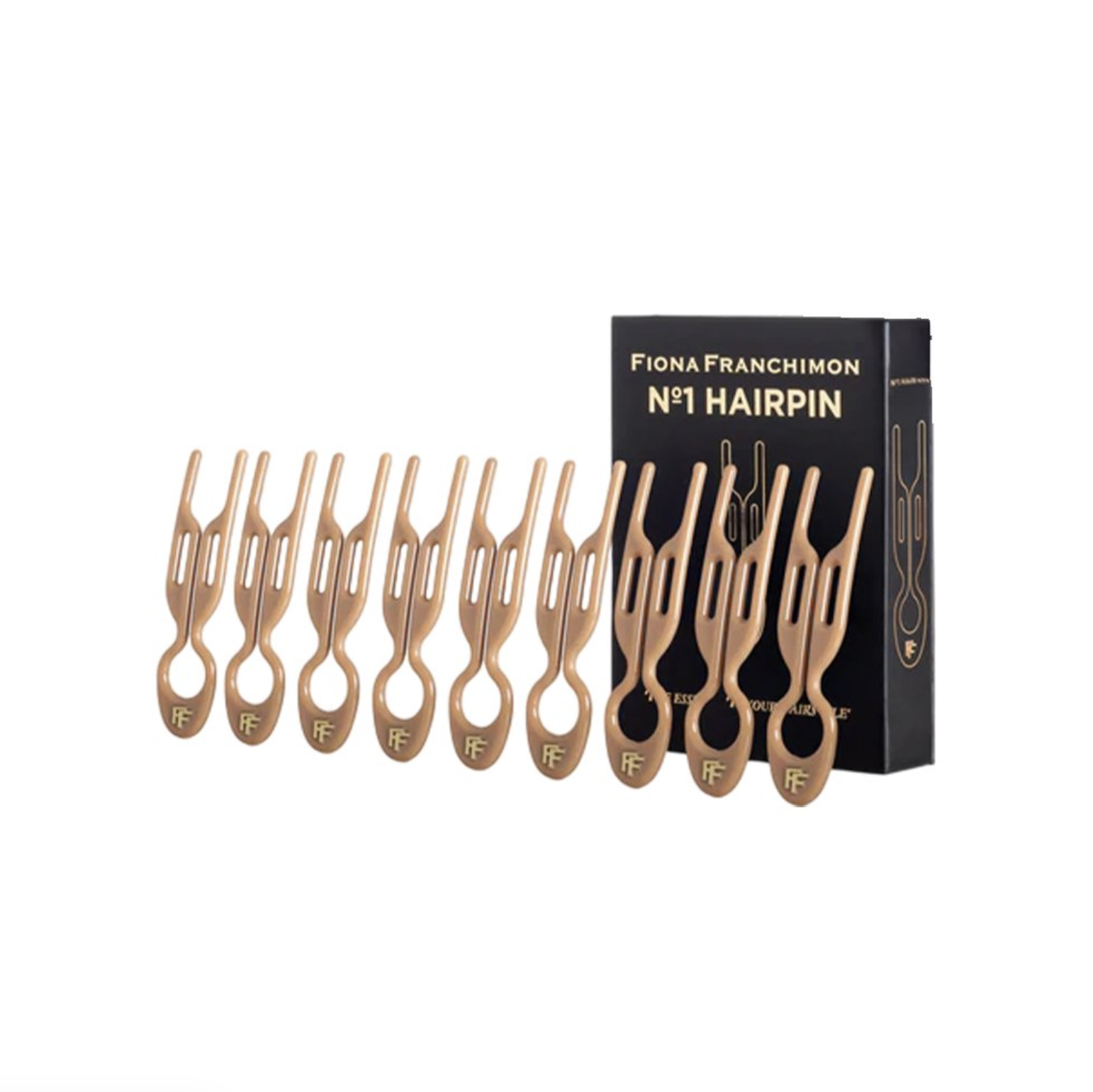Fiona Franchimon №1 Hairpin Satin Sand - Шпильки для волосся Fiona Franchimon №1 Hairpin Satin Sand - Шпильки для волосся