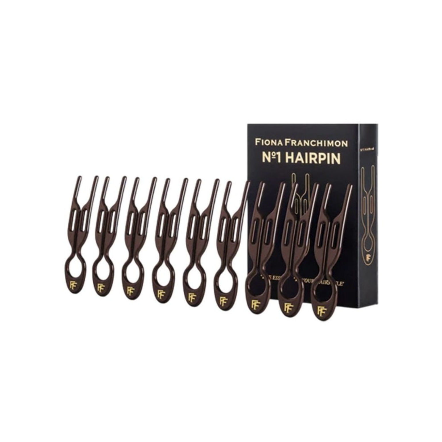 Fiona Franchimon №1 Hairpin Brown - Набор шпилек для волос