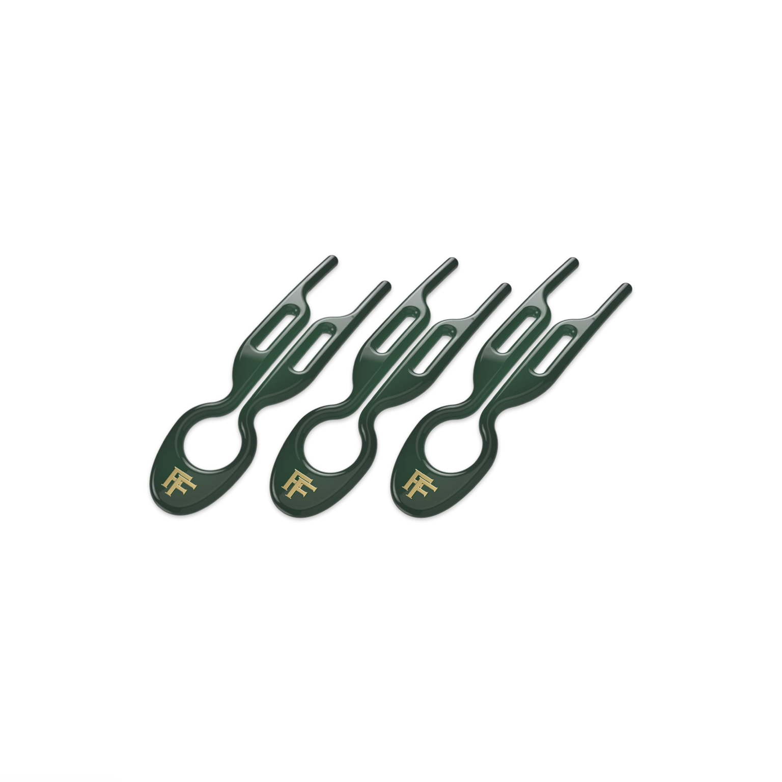 Fiona Franchimon №1 Hairpin Emerald Green - Шпильки для волос Fiona Franchimon №1 Hairpin Emerald Green - Шпильки для волос