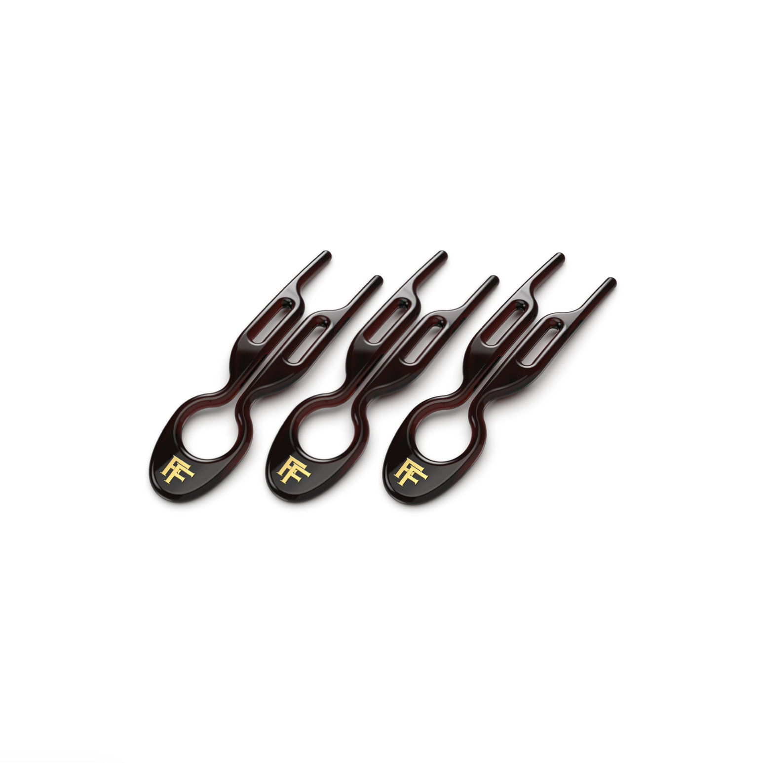 Fiona Franchimon №1 Hairpin Brown - Шпильки для волос Fiona Franchimon №1 Hairpin Brown - Шпильки для волос