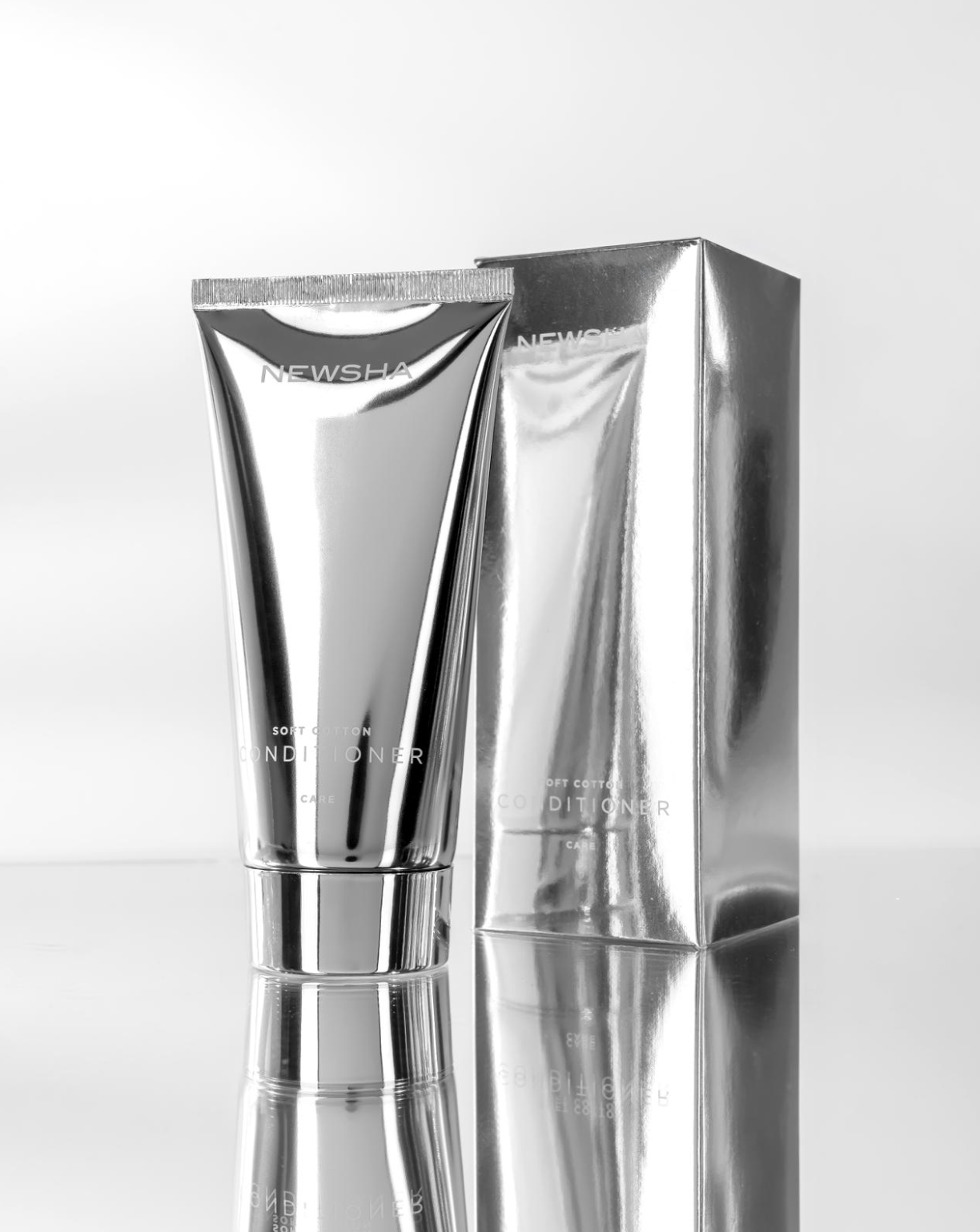 Newsha Soft Cotton Conditioner Limited Collection - Кондиционер мягкий кремовый лимитированная коллекция