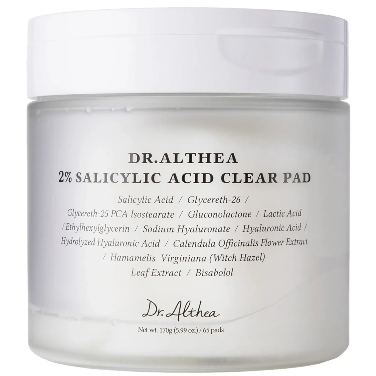 Dr.Althea 2% Salicylic Acid Clear Pad - Тонер-пады с 2% салициловой кислотой