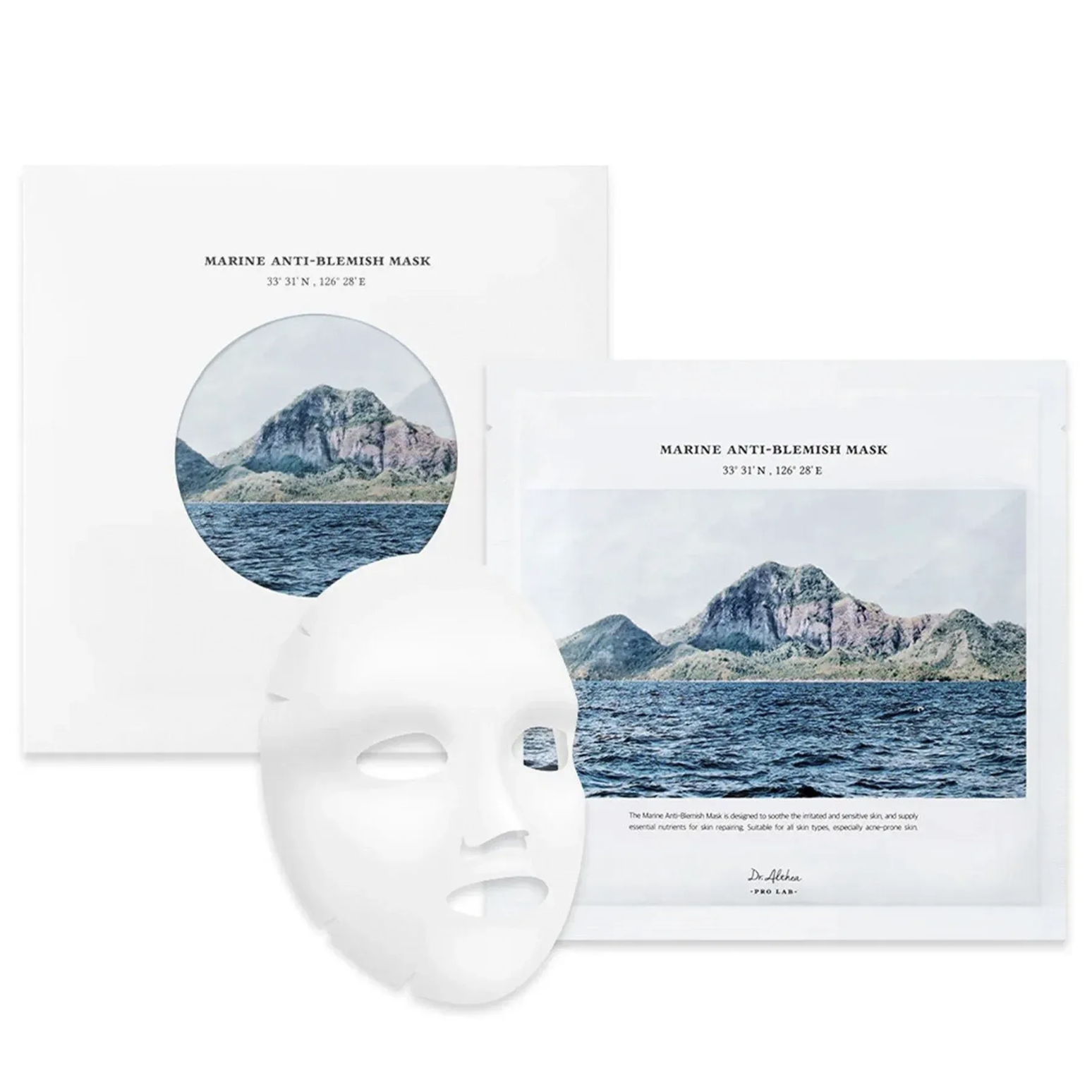 Dr.Althea Marine Anti-Blemish Mask Set - Набор тканевых масок для улучшения текстуры и эластичности кожи