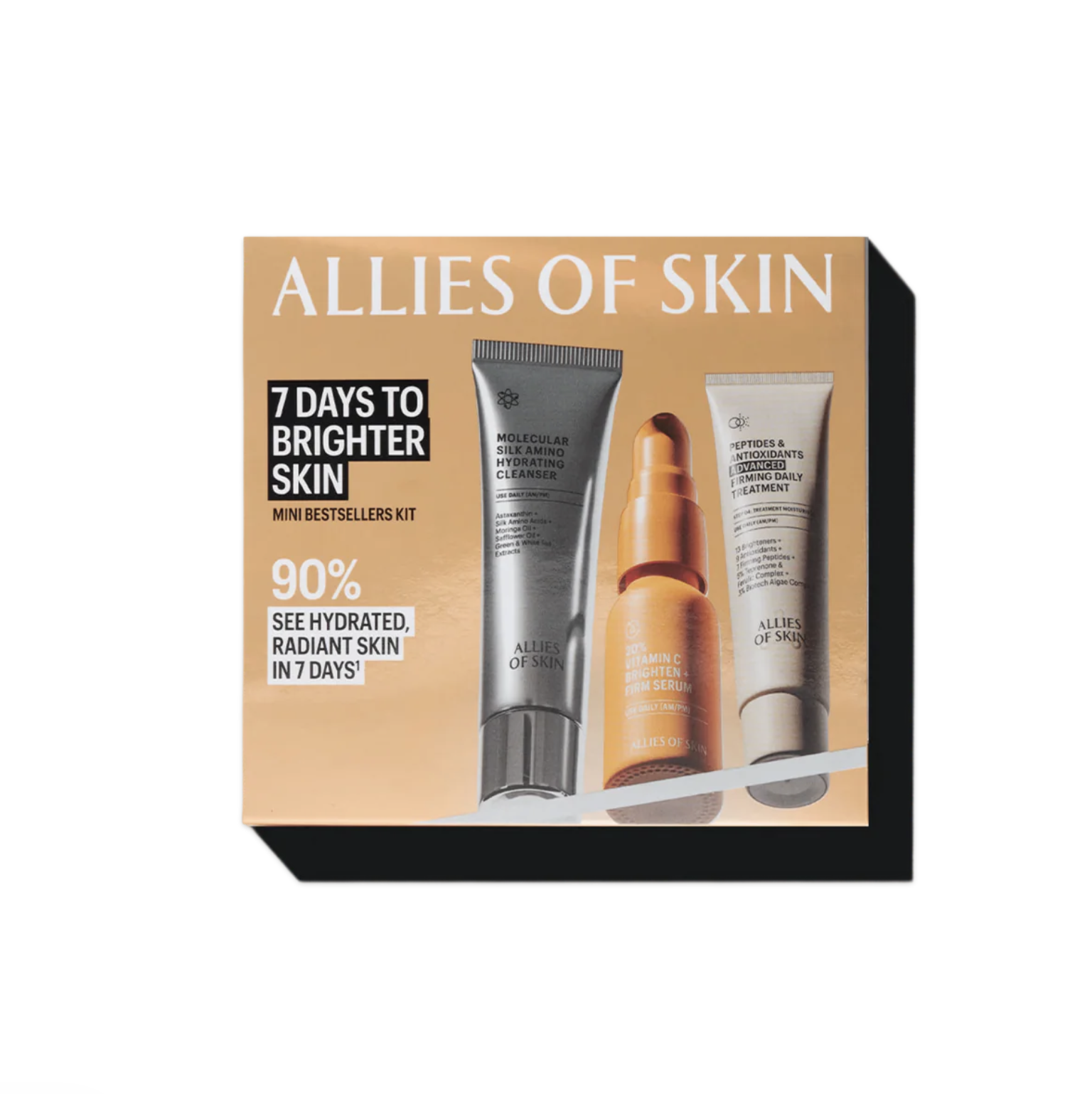 Allies of Skin 7 Days to Brighter Skin Kit - Набір для сяйва шкіри Allies of Skin 7 Days to Brighter Skin Kit - Набір для сяйва шкіри