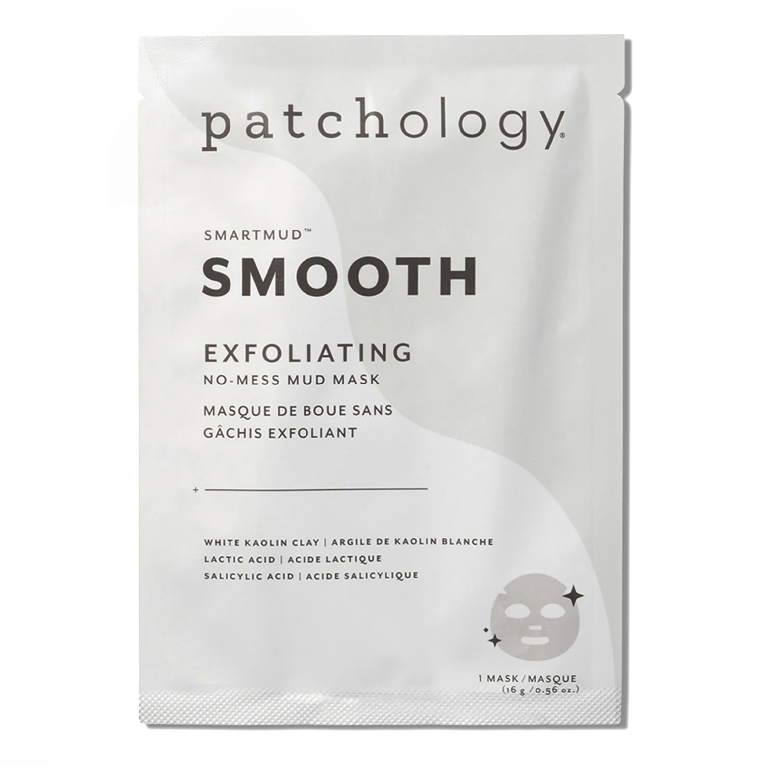 Patchology SmartMud Smooth Single - Обновляющая маска с кислотами Patchology SmartMud Smooth Single - Обновляющая маска с кислотами