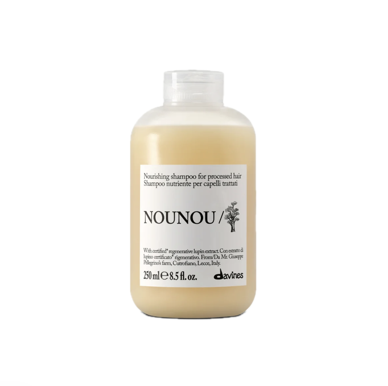 Davines Nounou Shampoo - Живильний шампунь для пошкодженого волосся Davines Nounou Shampoo - Живильний шампунь для пошкодженого волосся