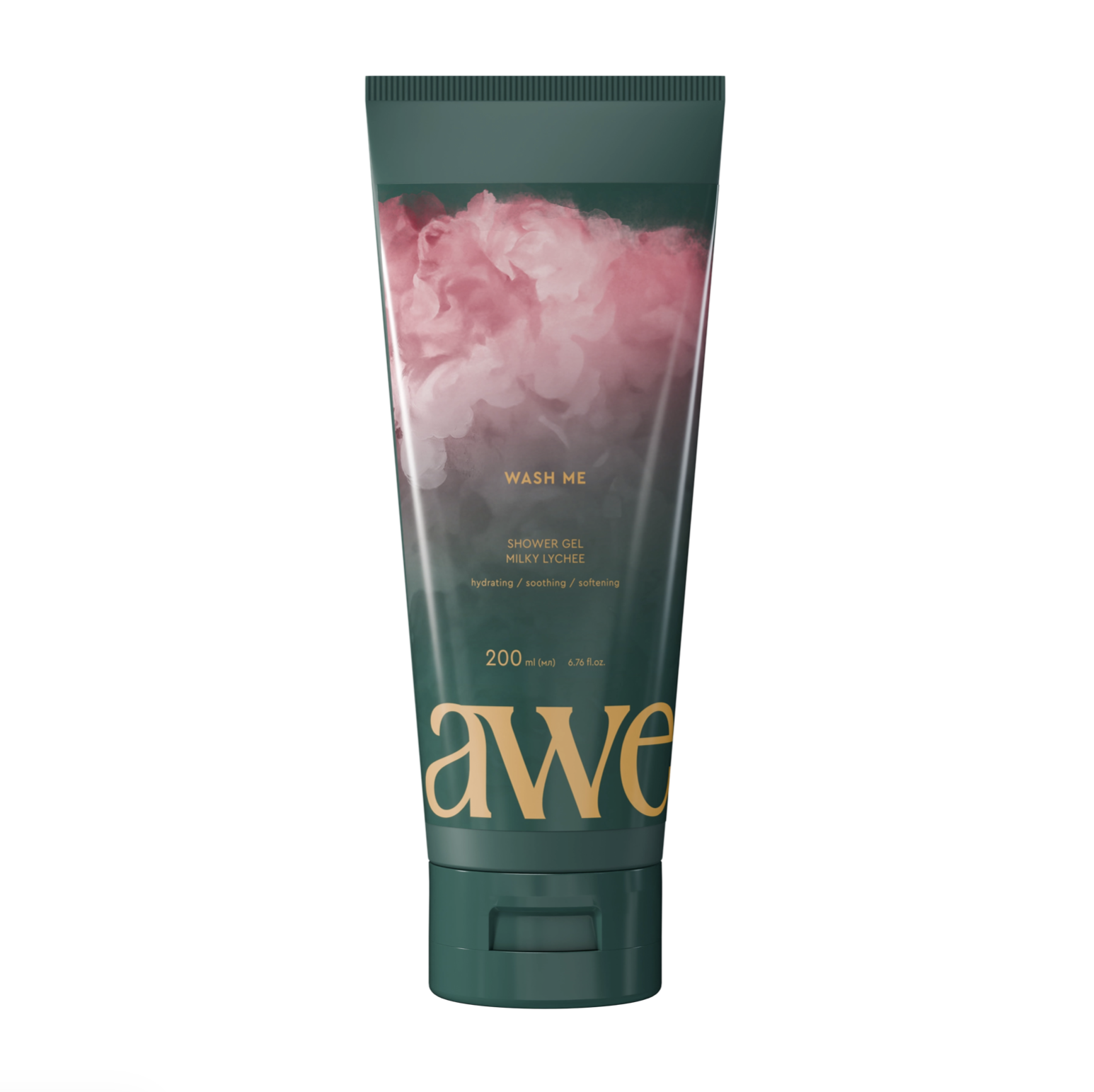 Aweskin Wash Me Shower Gel Milky Lychee - Гель для душа