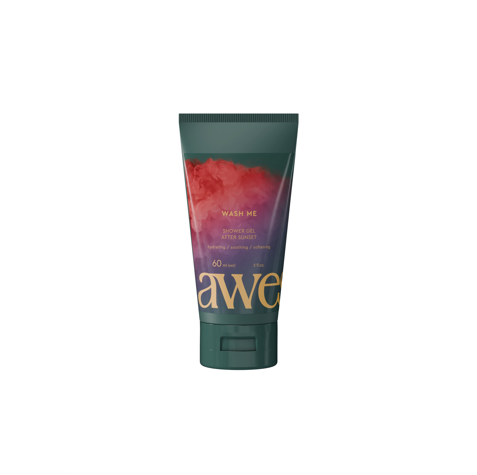 Aweskin Wash Me Shower Gel After Sunset Travel Size - Гель для душа тревел-версия