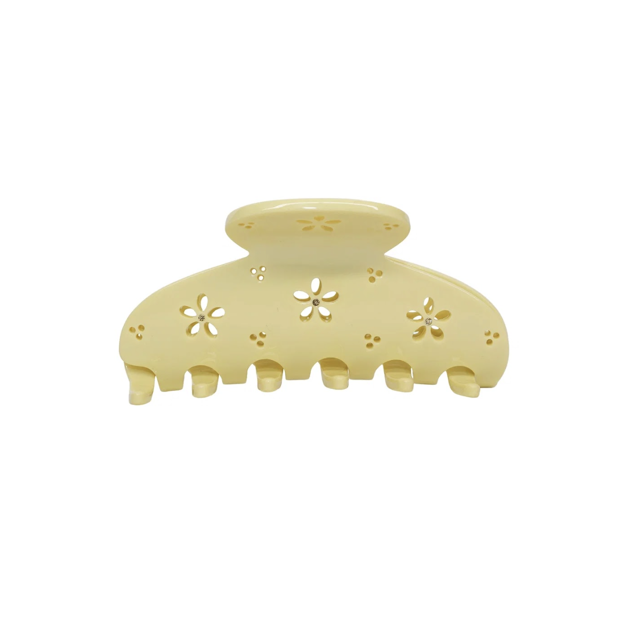 Emi Jay Lil Effing Clip in Citrine Petal Eyelet - Средний крабик для волос