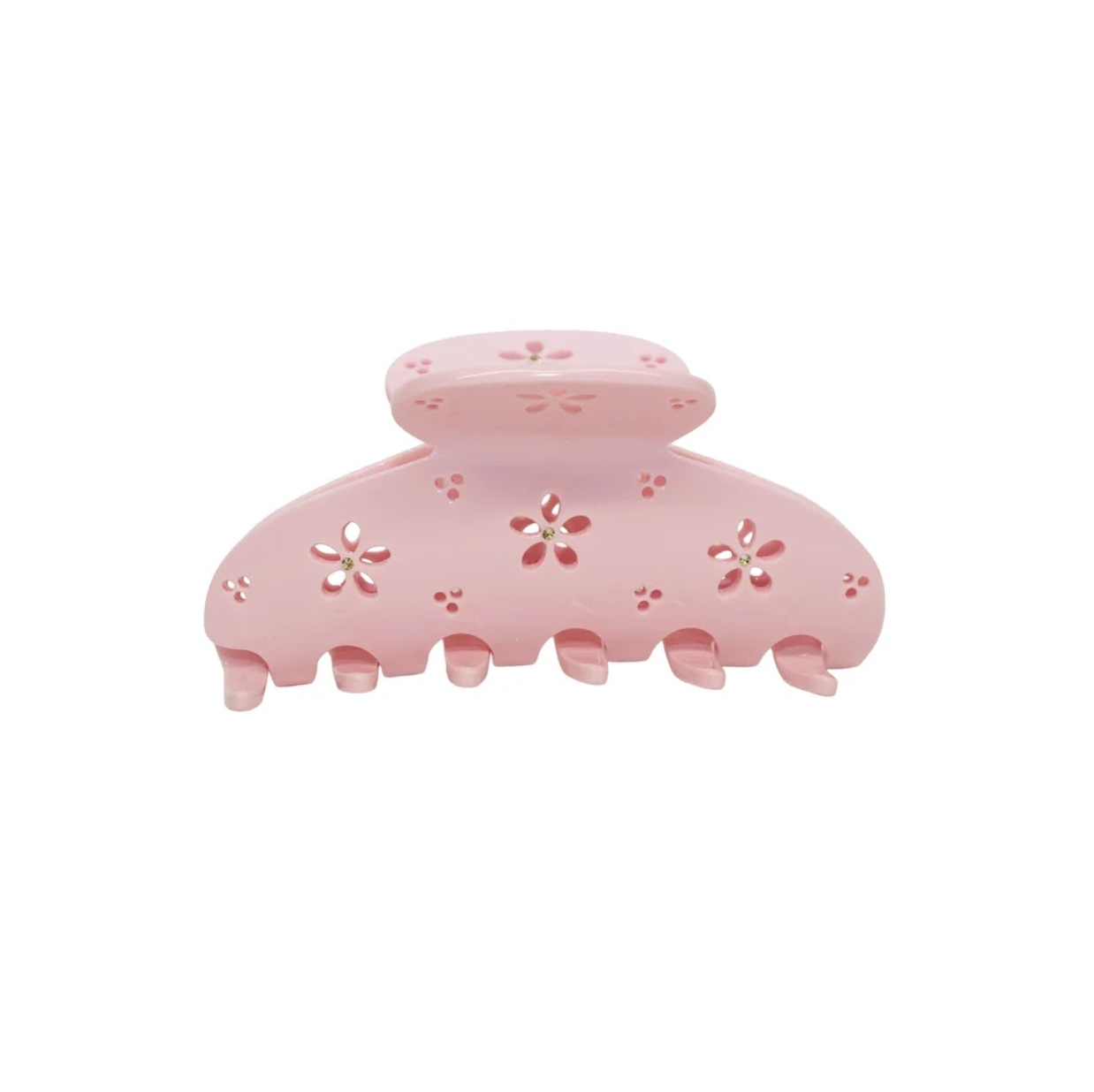 Emi Jay Lil Effing Clip in Rose Petal Eyelet - Средний крабик для волос