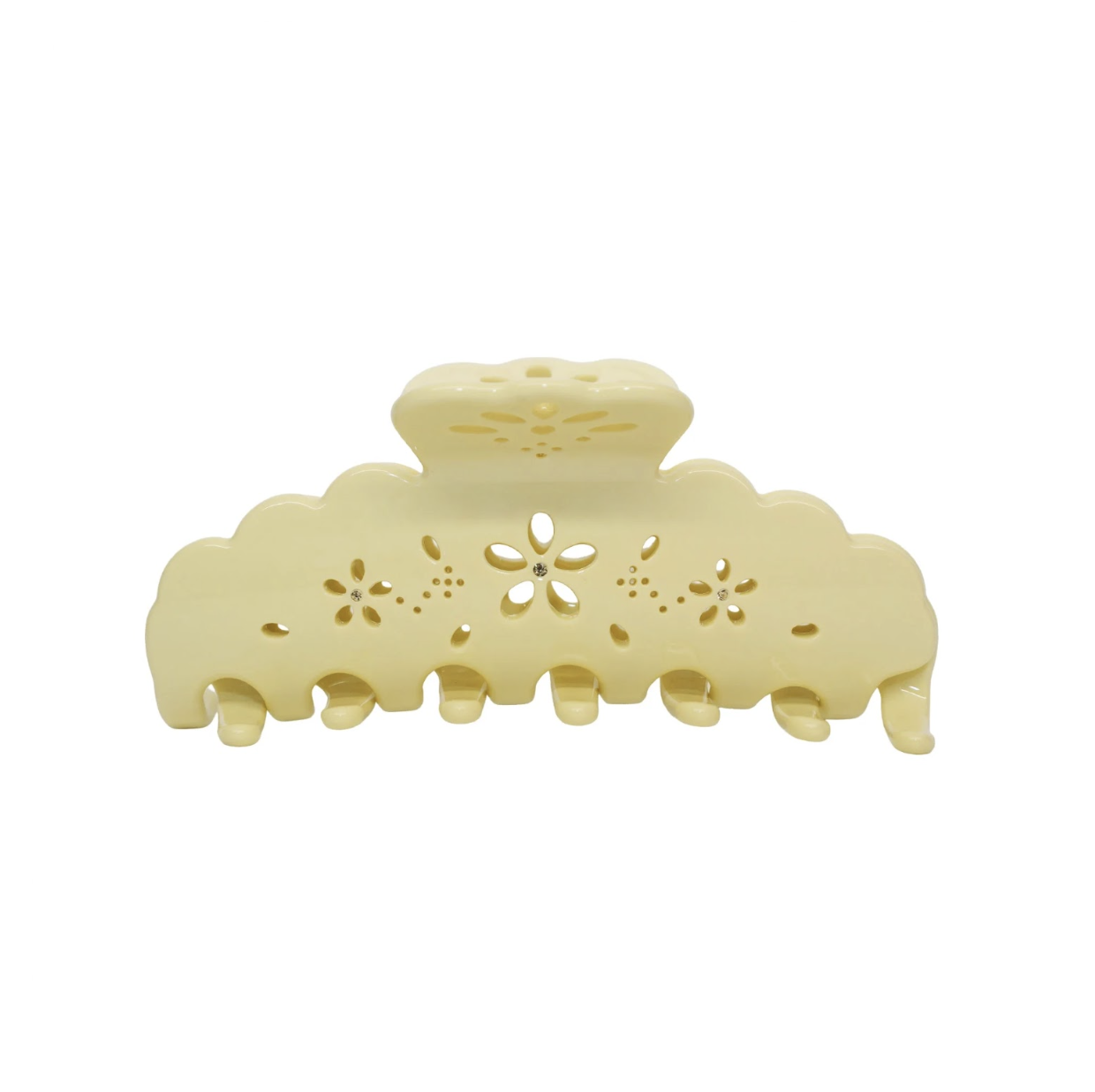 Emi Jay Big Effing Clip in Citrine Fleur Eyelet - Большой крабик для волос