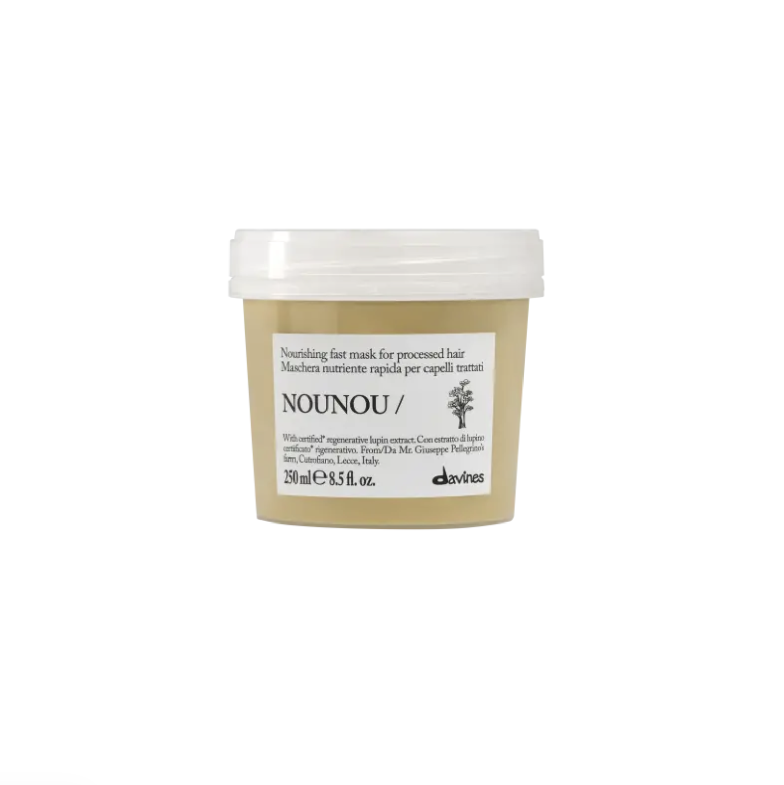 Davines Nounou Hair Mask - Живильна маска швидкої дії для волосся Davines Nounou Hair Mask - Живильна маска швидкої дії для волосся