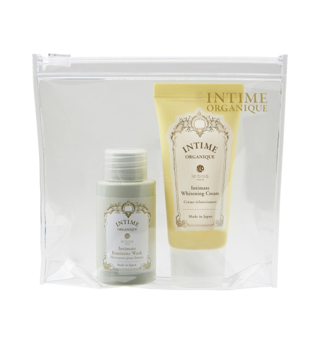 Intime Organique Intimate Trial Kit - Дорожный набор Очищение и осветление Intime Organique Intimate Trial Kit - Дорожный набор Очищение и осветление