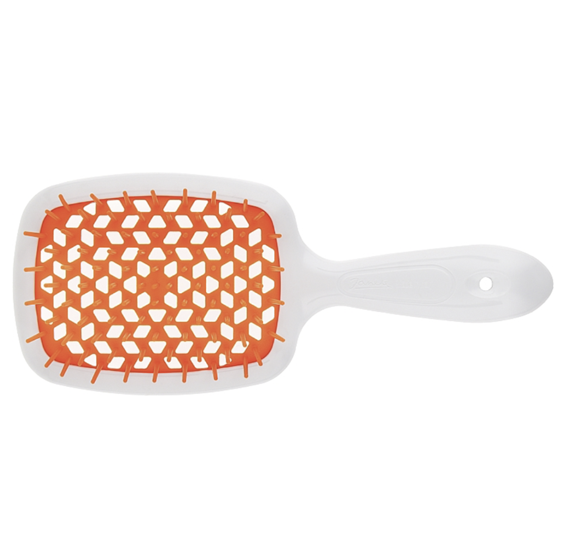 Janeke Superbrush Standart - Щетка для волос белая с розовым SP226BIA ARA
