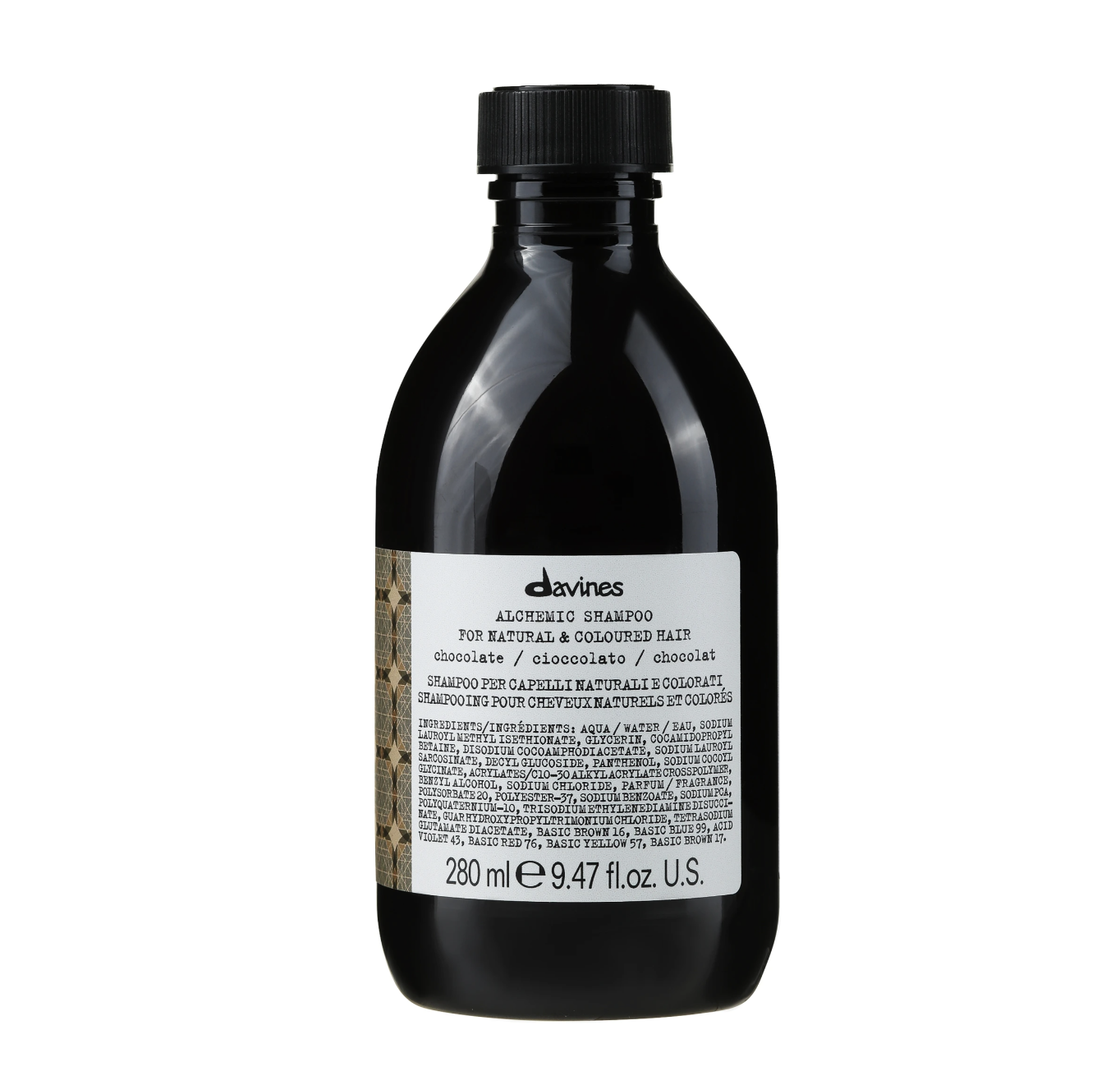 Davines Alchemic Shampoo Chocolate - Шампунь с прямыми пигментами для усиления цвета волос шоколадный